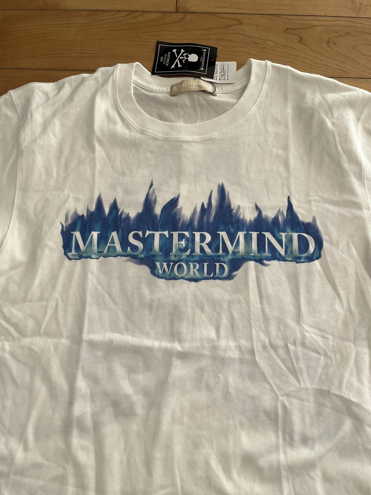 NWT - Mastermind World Blue Flame T-shirt - 4