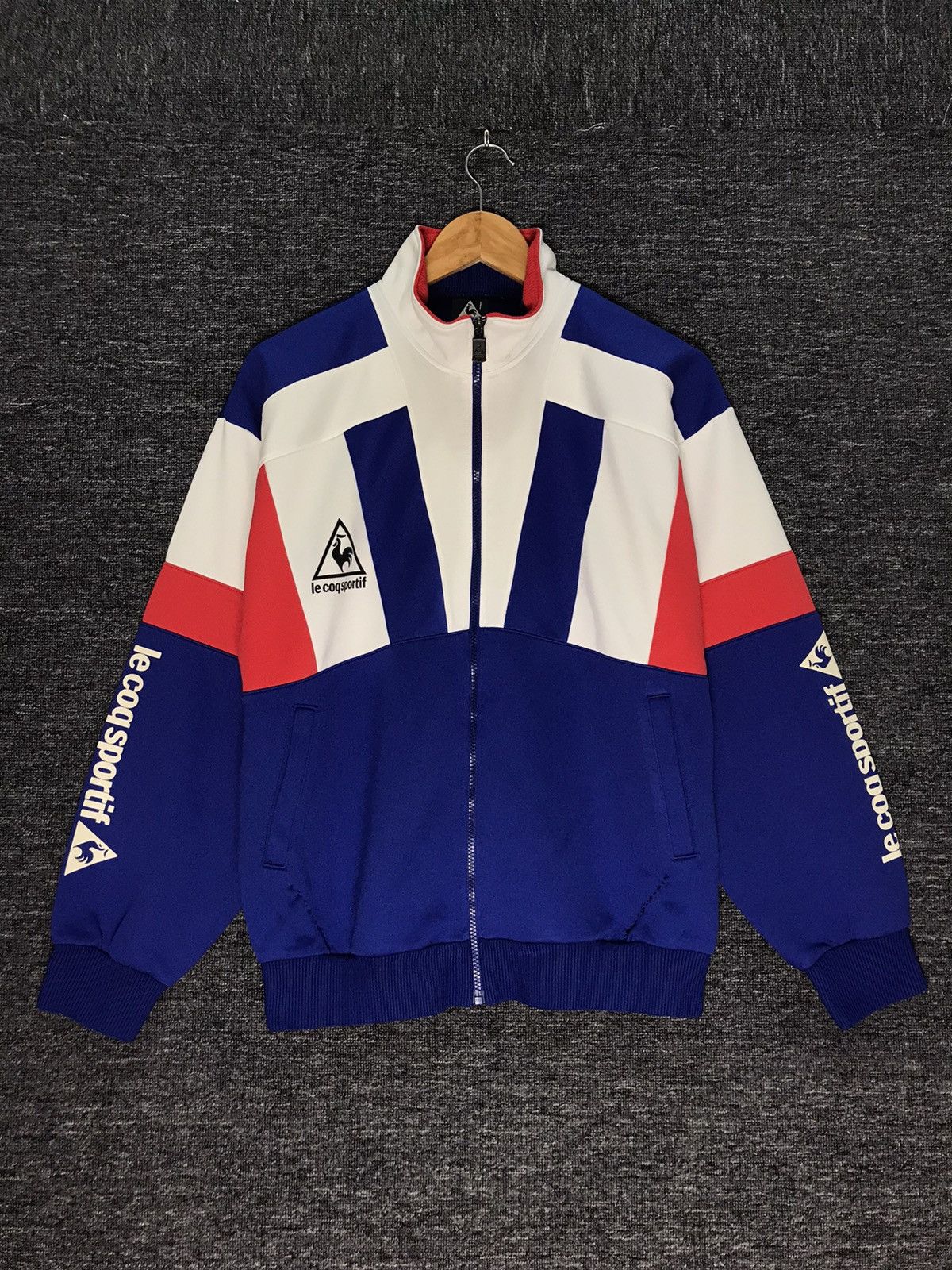 Le Coq Sportif Jacket Vintage 90s Size M-L Le Coq Sportif Made In Japan Fleece Jacket Size L hot