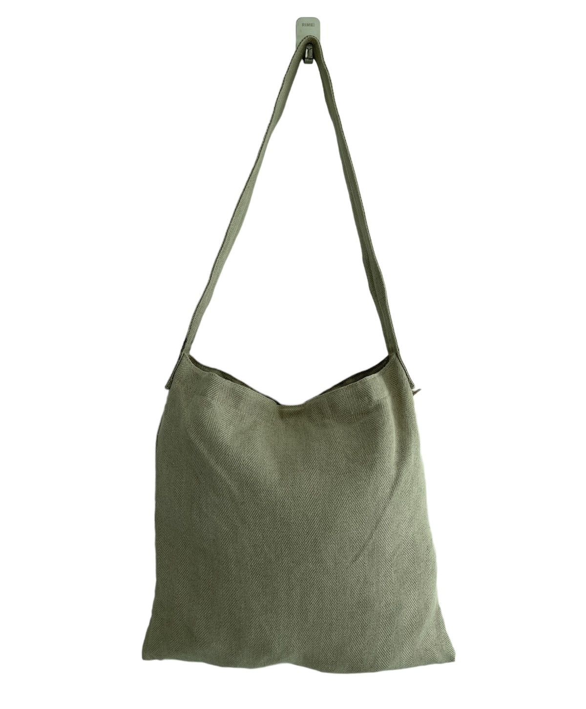 Vintage - Thread-line Tokyo Canvas Flat Shoulder Bag - 1