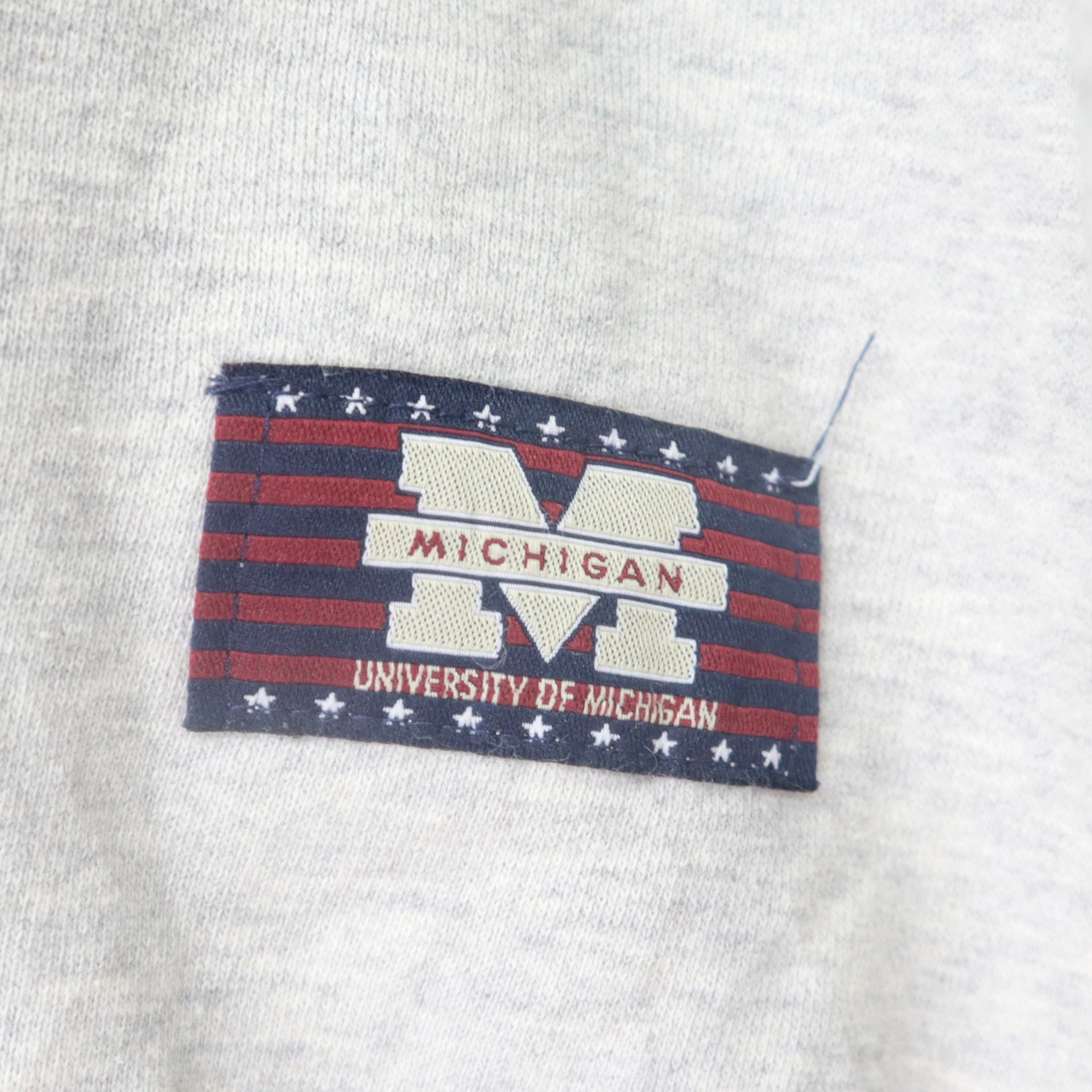 Vintage 90s Michigan Of University By MICHIGAN SPORTS Big Logo Embroidered Sweater Sweatshirt  - 4