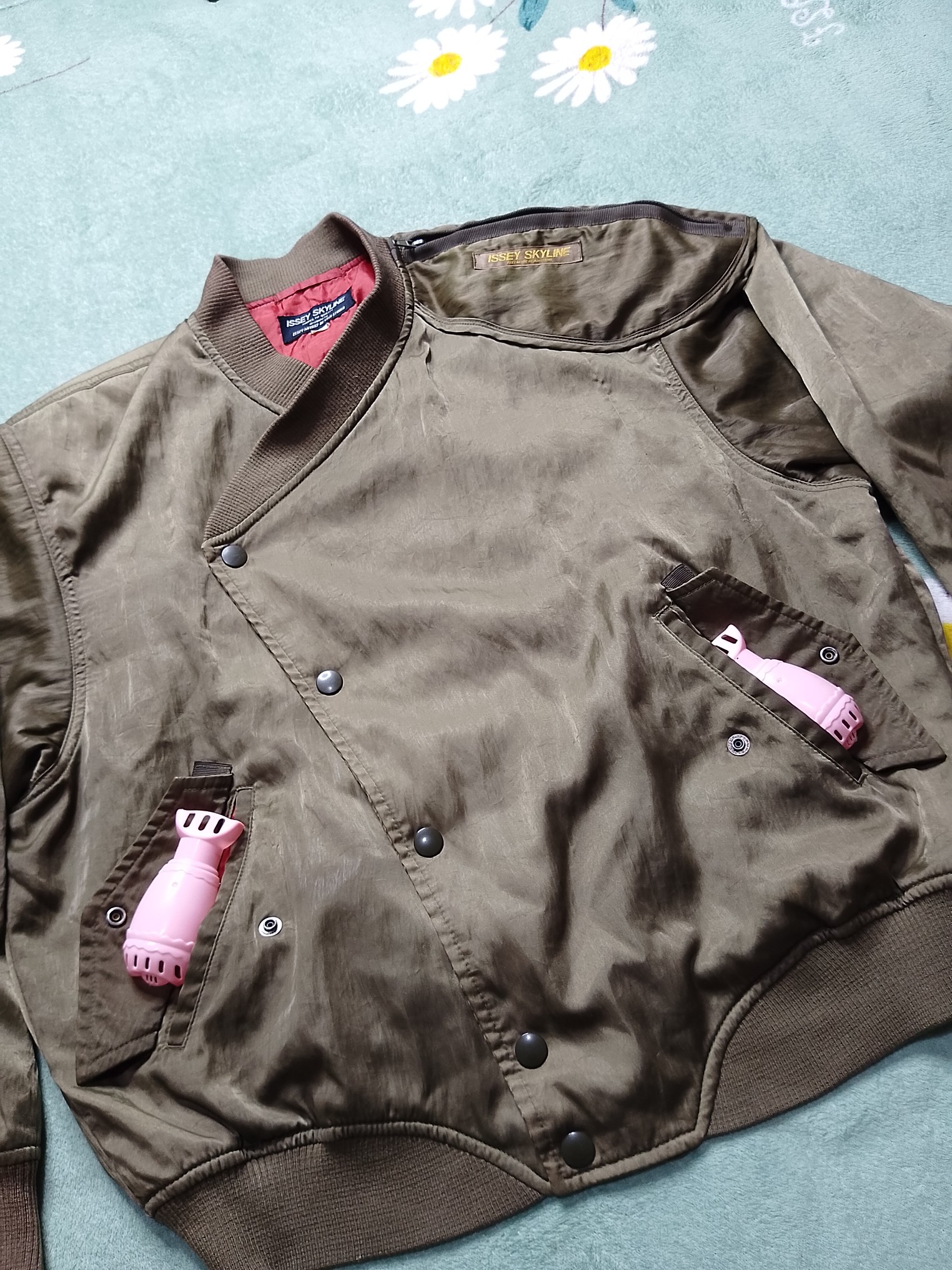 Vintage 80s Issey Miyake Skyline Bomber Javket - 5