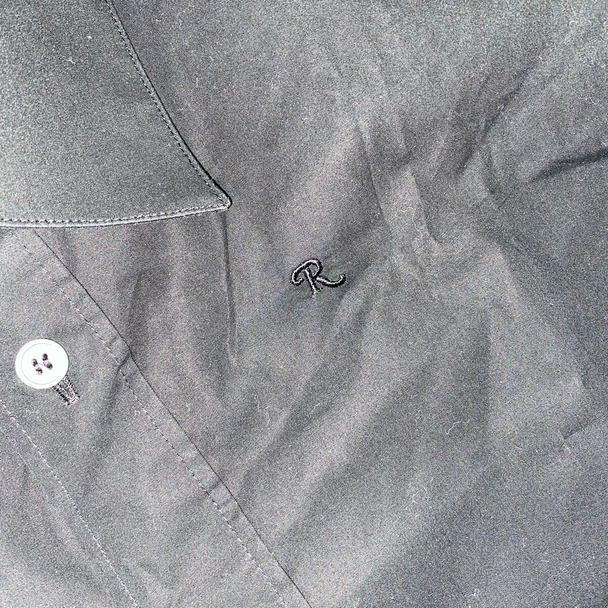 SS08 Logo Embroidery Sleeveless Ripped Tank Button Up Shirt - 2