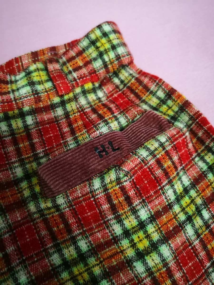 Japanese Brand - Vtg Carte Checkered Wool Pants - 3