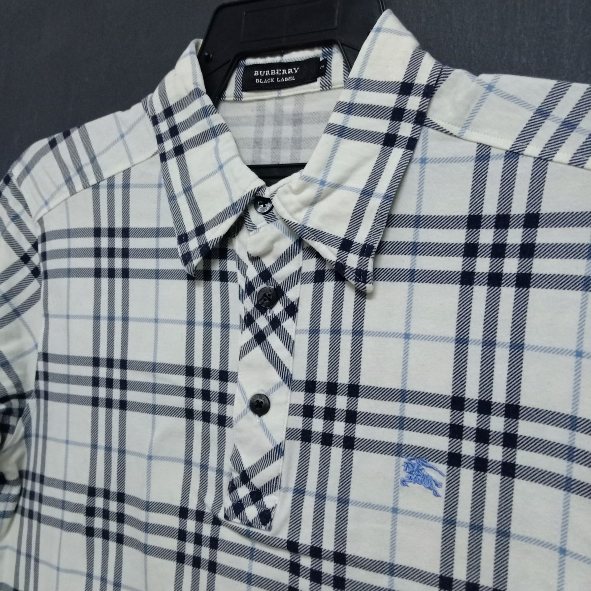 Black Label Checkered Polo - 1