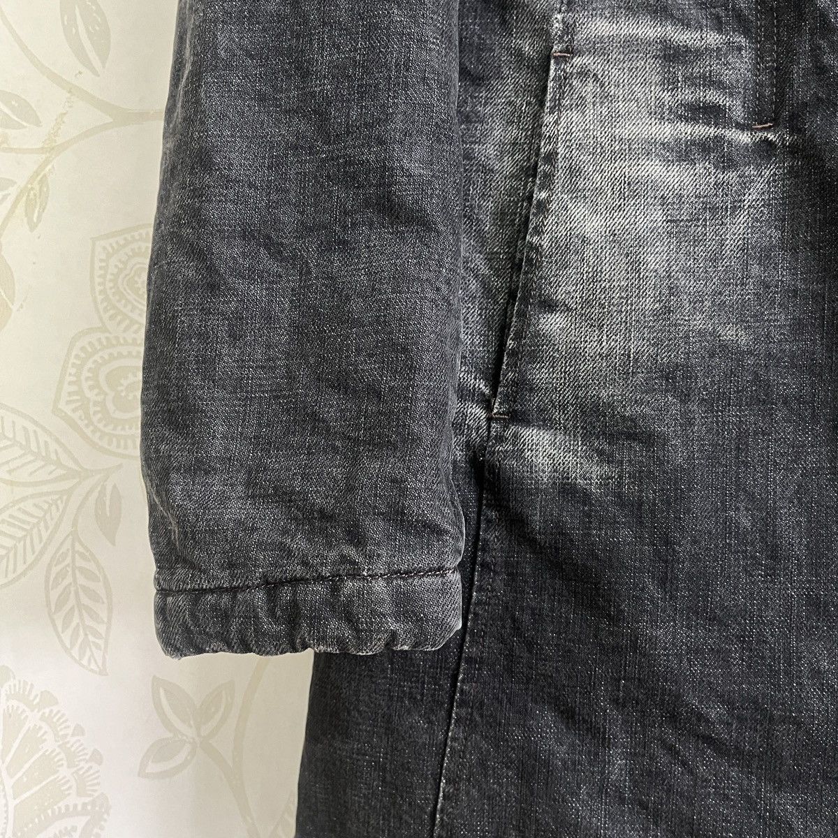 Black Vintage Cerruti Jeans Quilted Italian Jacket - 7