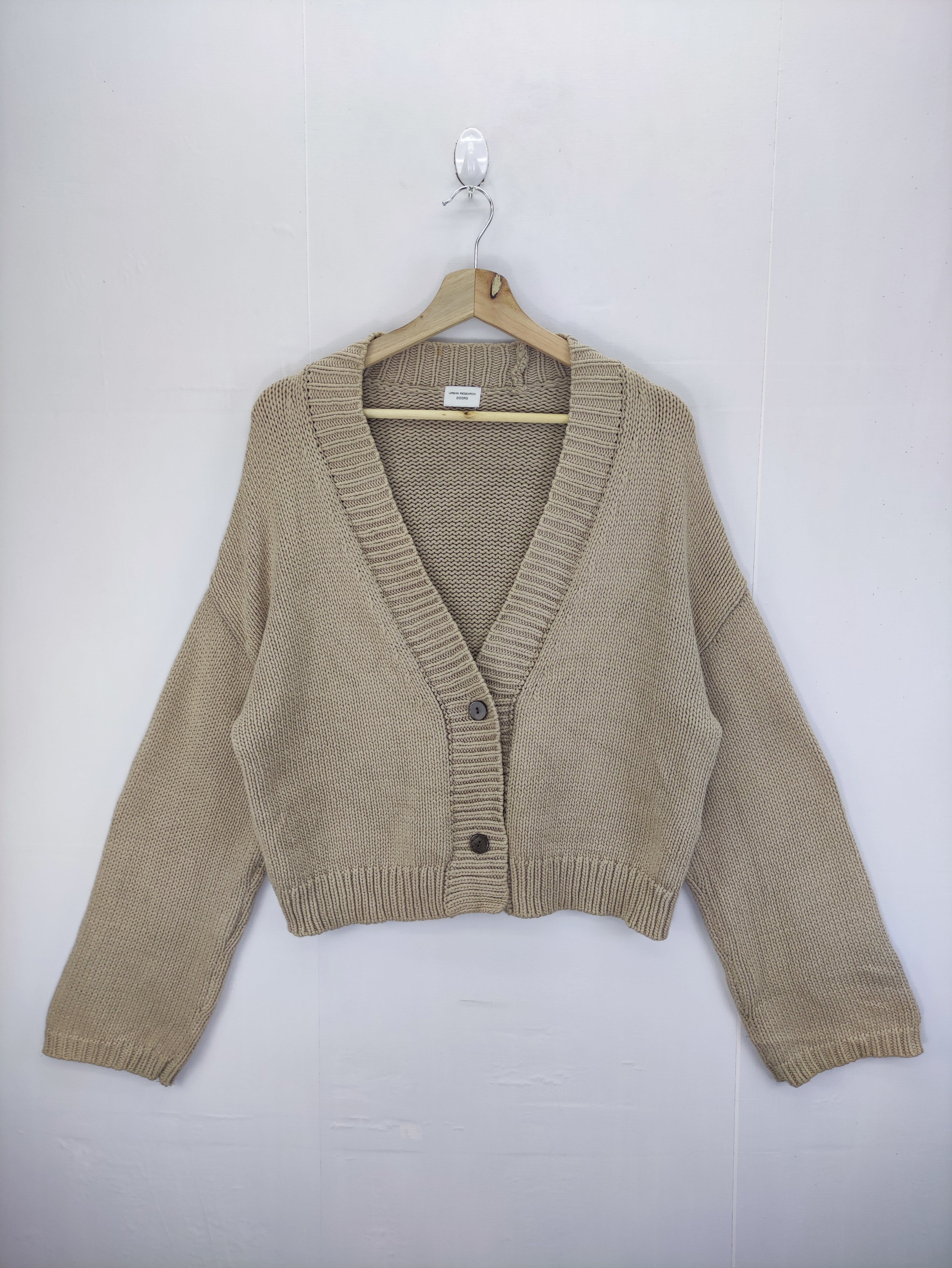 Urban Research Doors - Vintage Urban Research Cardigan Knit Sweater - 1