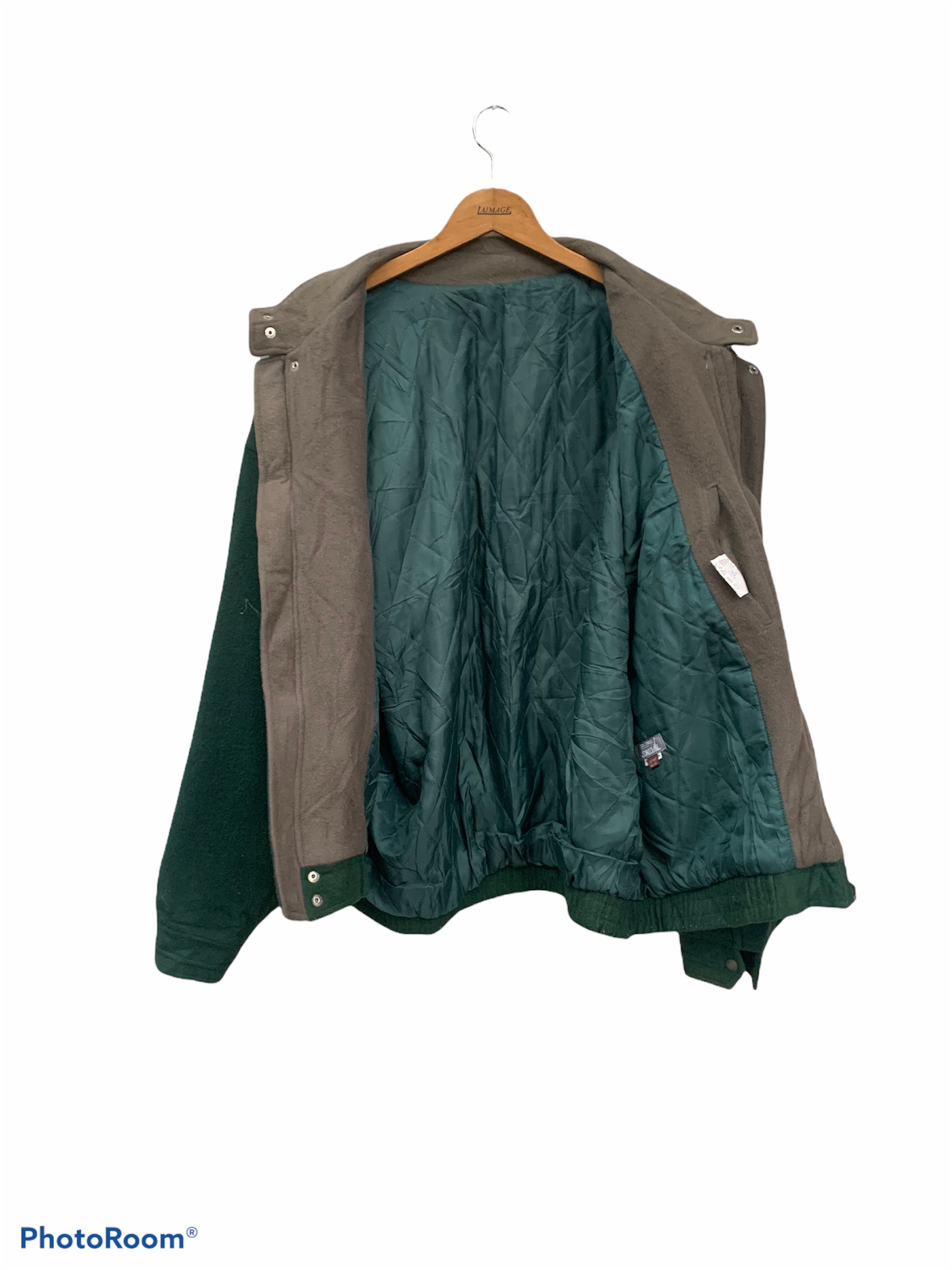 Vintage - Vintage Skoal Bandit Wool Bomber Jacket - 2