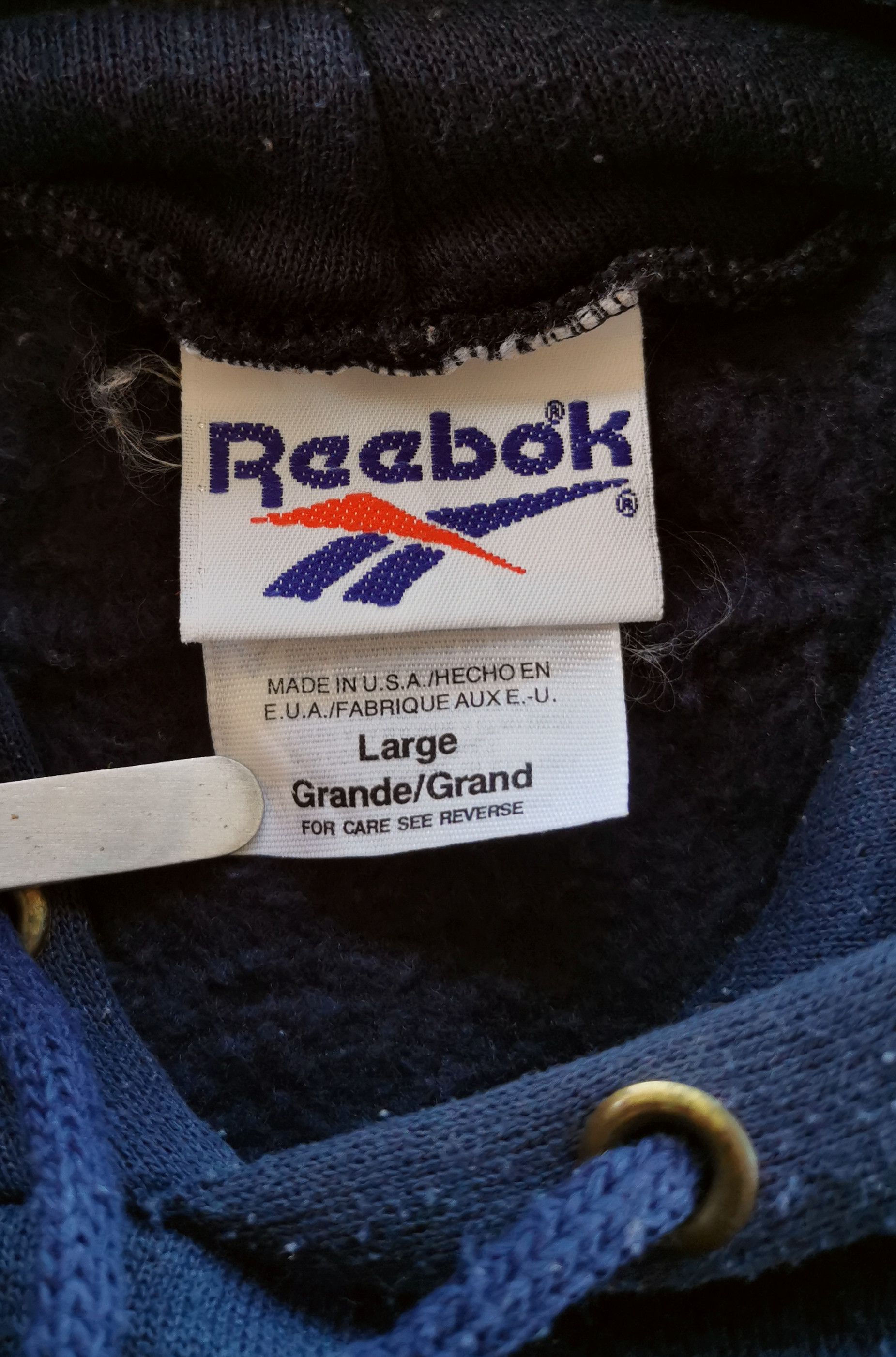 90s Vintage Reebok Logo Hoodies - 8