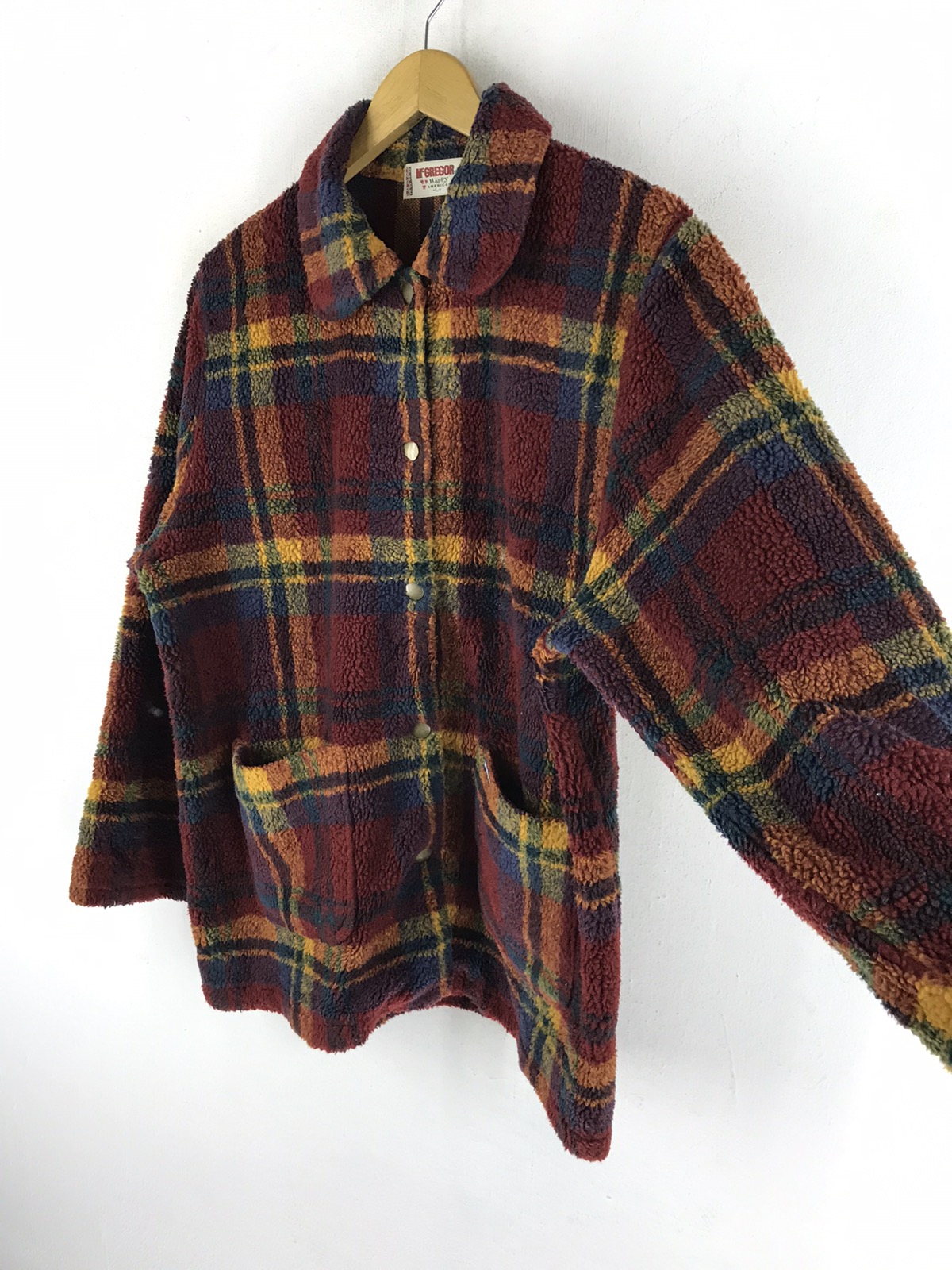 Vintage - McGREGOR HAPPY AMERICAN TARTAN FLEECE JACKET - 3