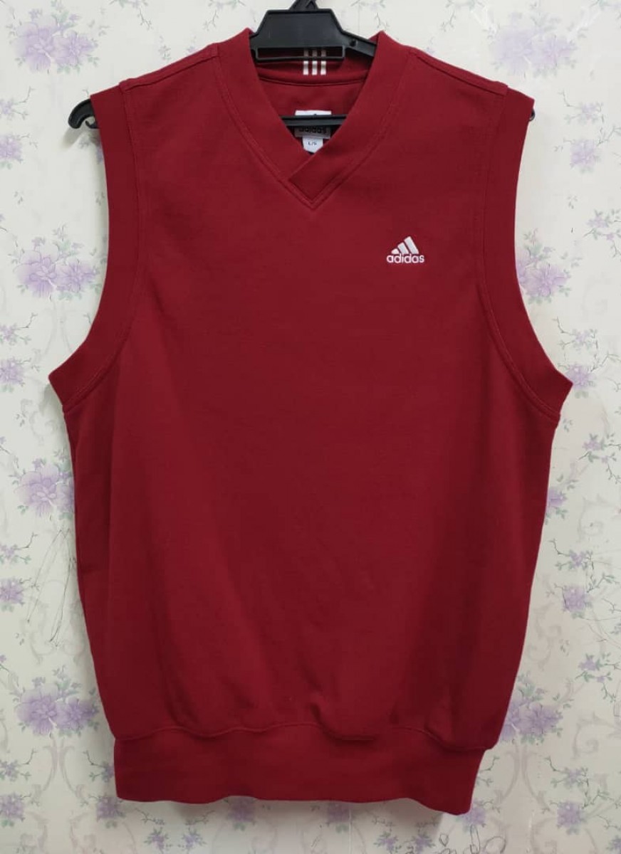 Sleeveless Sweatshirt Vest - 1