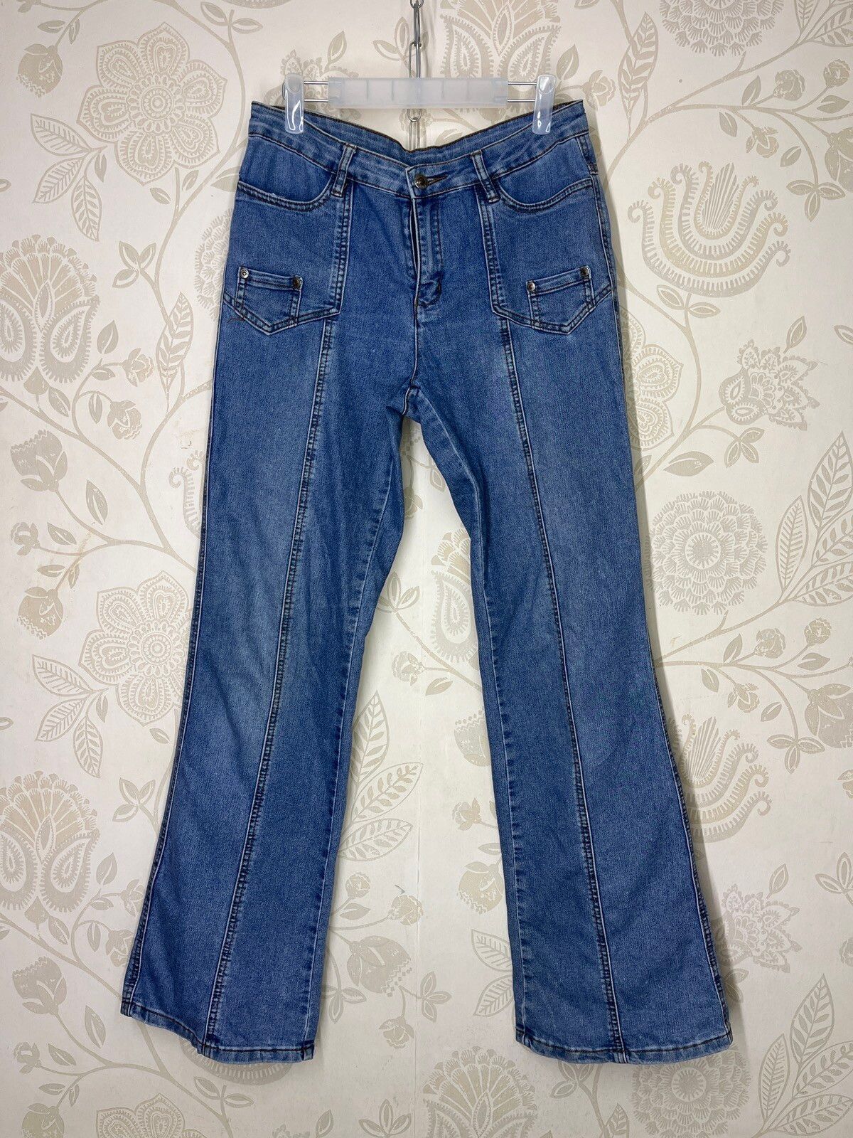 Flared Boot Cut Denim Jeans Japanese Brand - 1