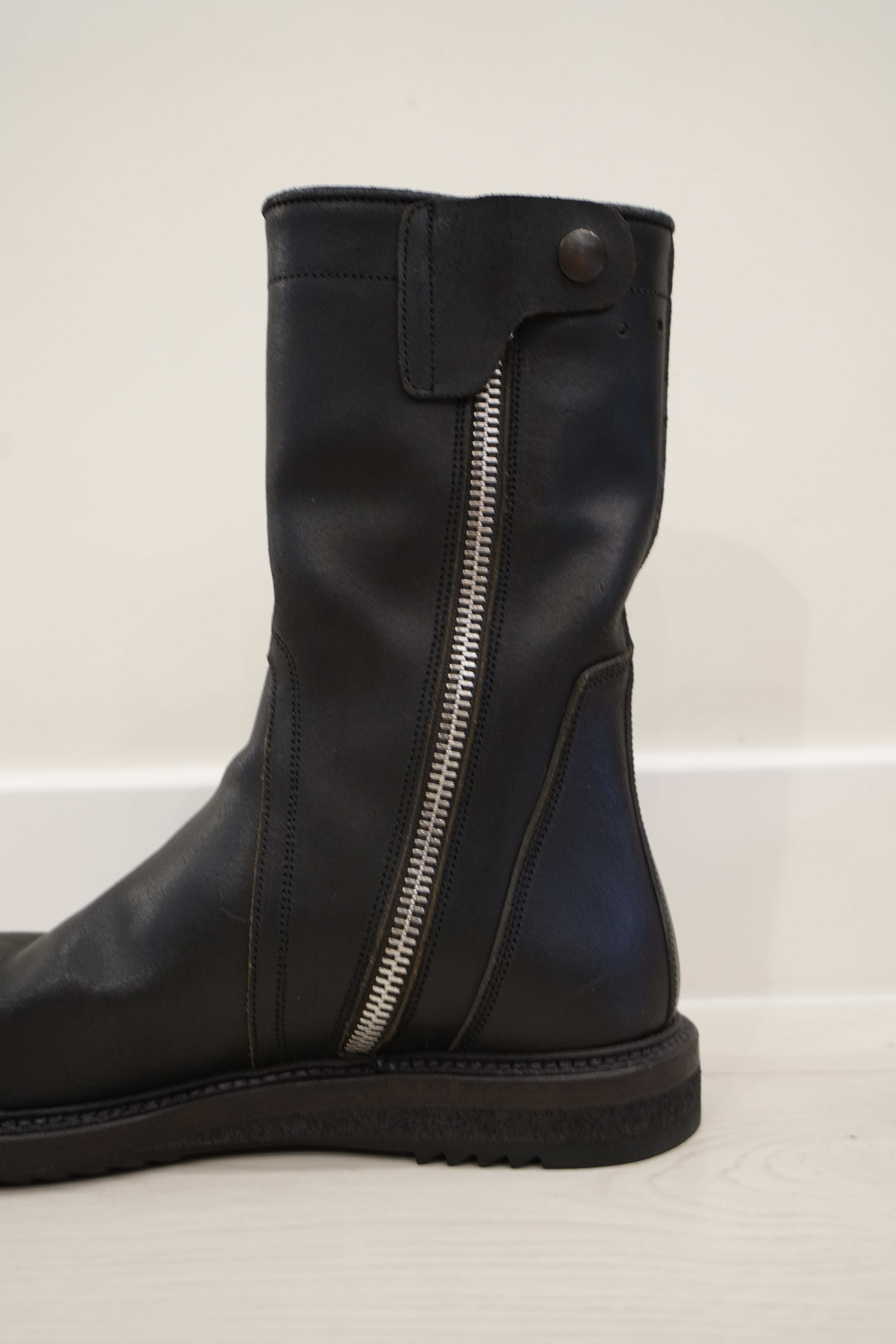 Reverse Leather Creeper Boots - 6