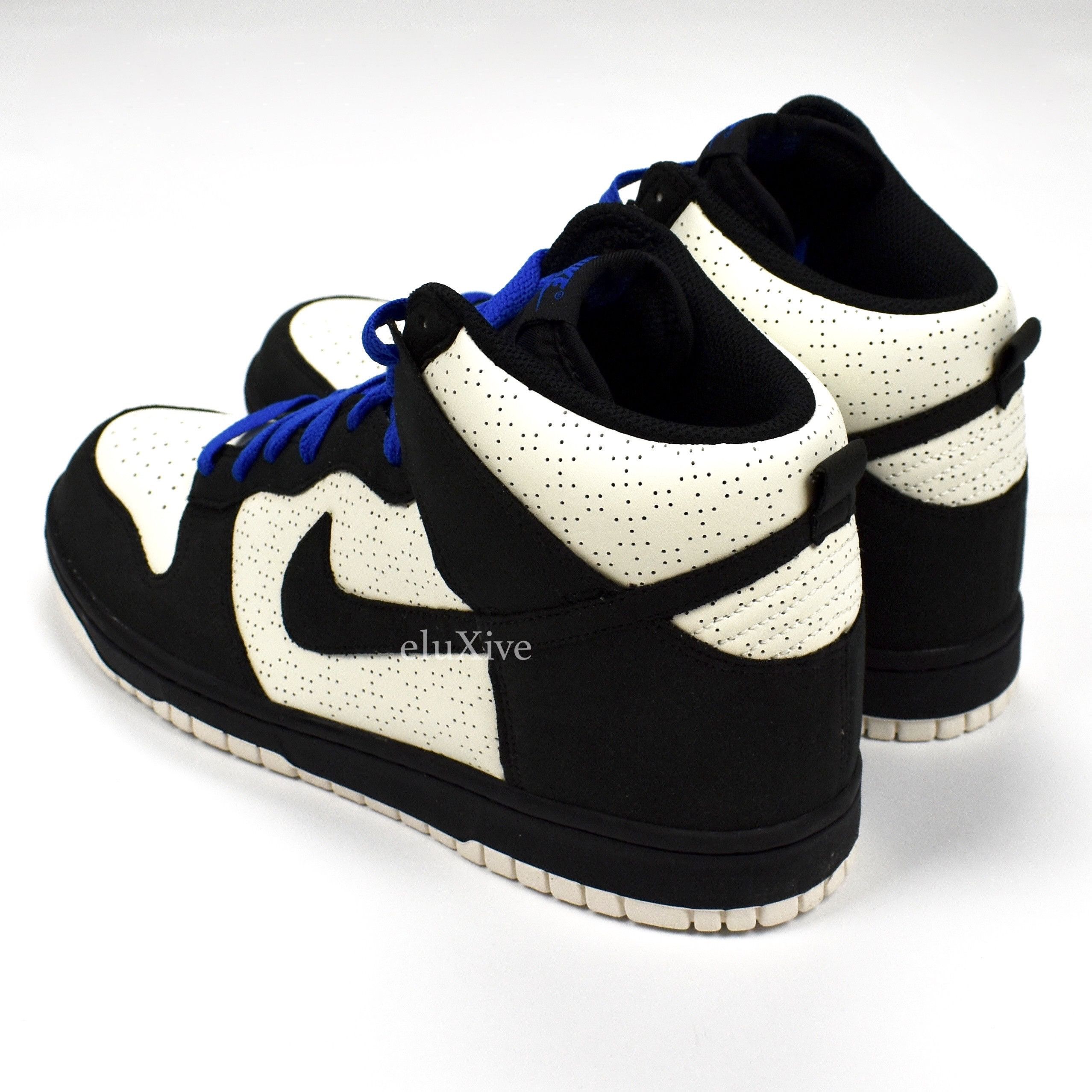 2009 Nike Dunk High Panda Black White DS - 6