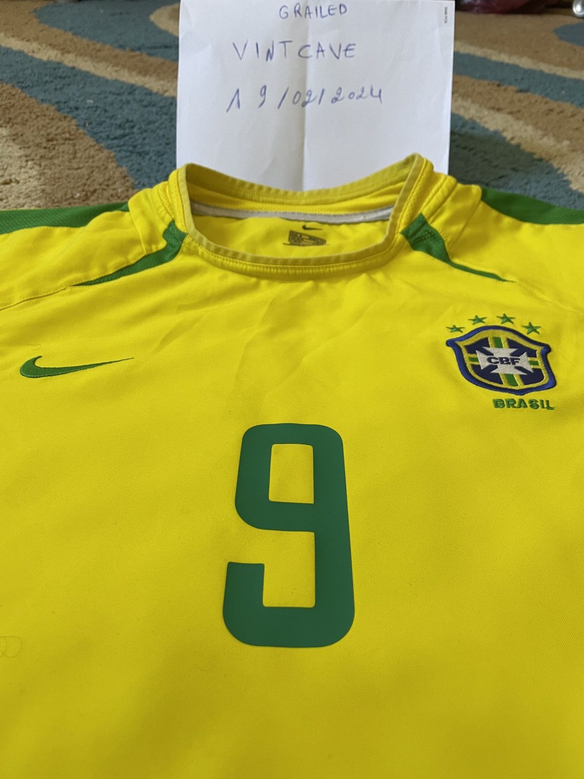 PHENOMENO Brazil 2002 Home Jersey #9 R9 - 3