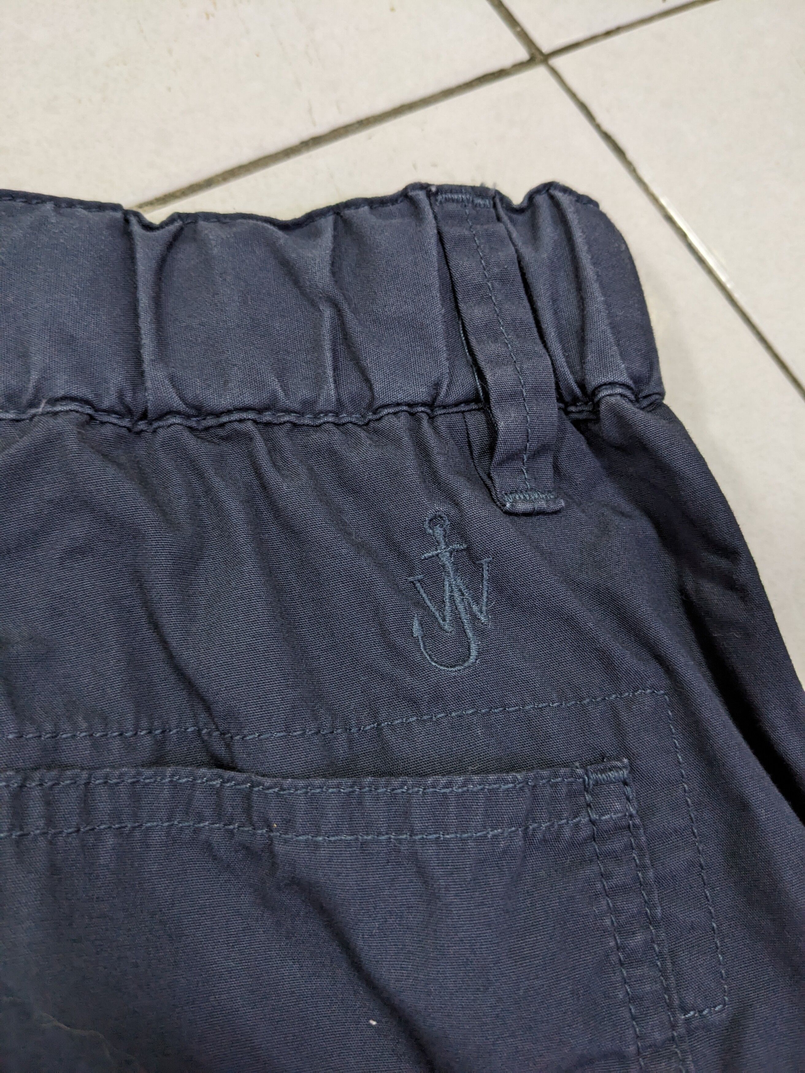 Uniqlo JW Anderson Casual Pants Drawstring Navy Blue - 5