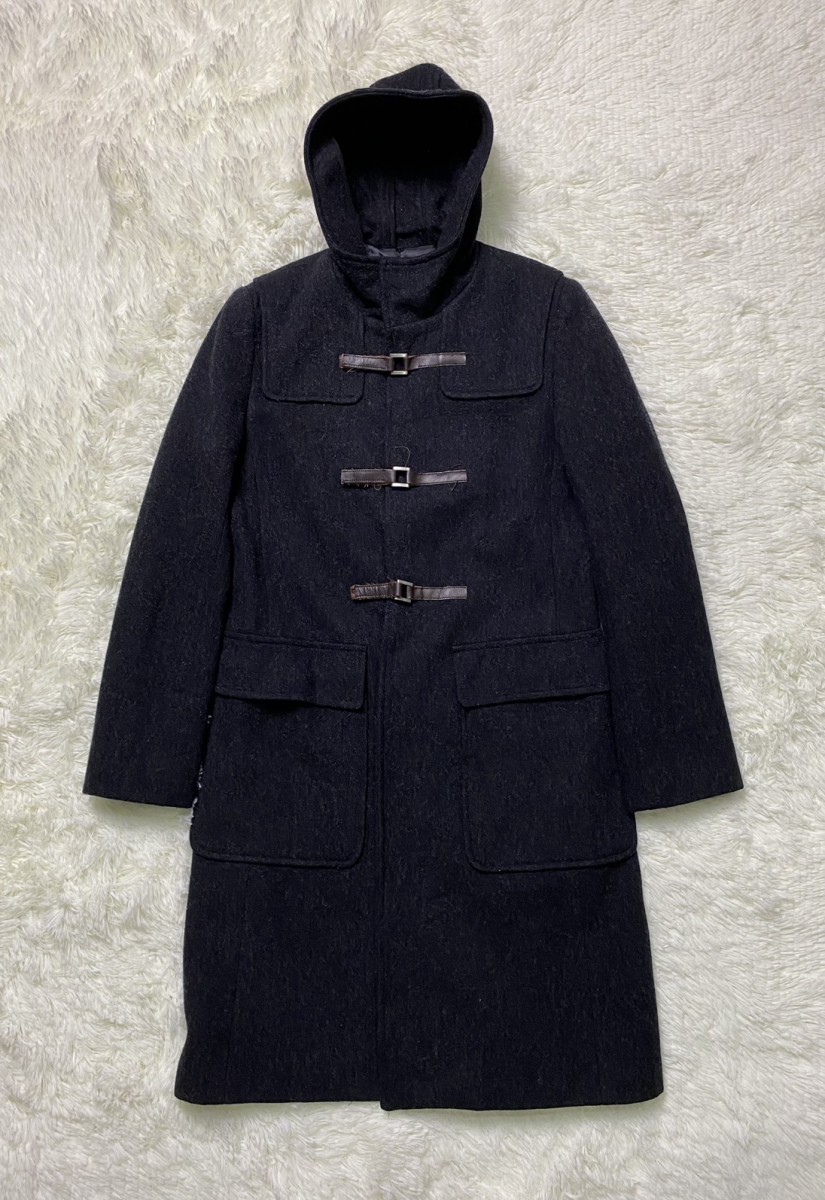 Ined by Yohji Yamamoto Wool Long Hoodie Coat Jacket - 1