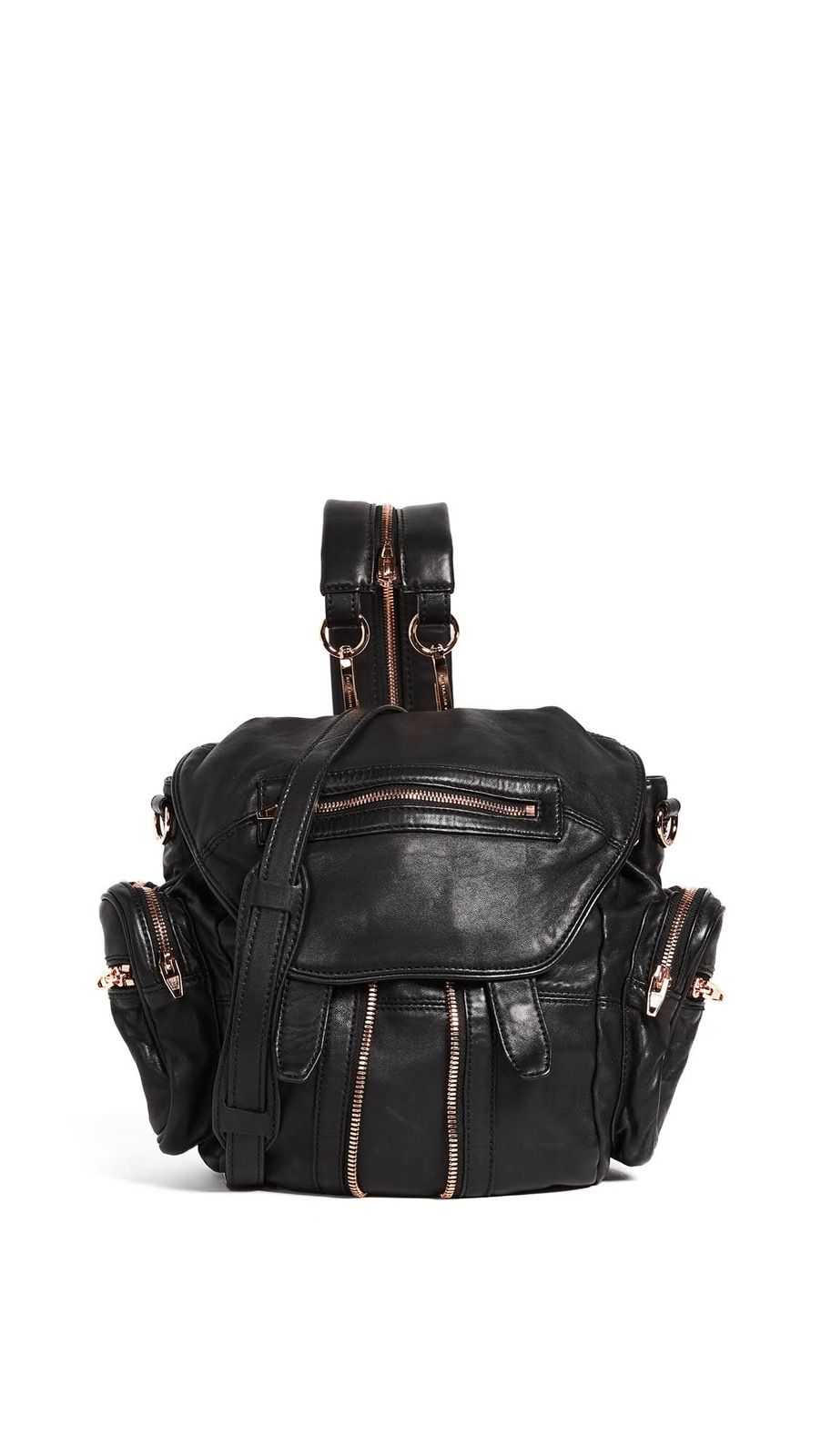 Authentic Alexander Wang Leather Backpack Shoulder Bag - 2
