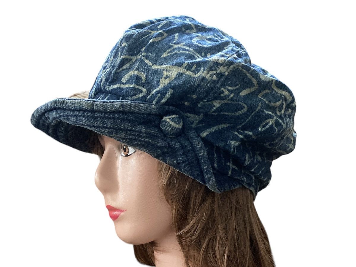 Le Grande Bleu (L.G.B.) - Sasakura Genisho Indigo Denim Hat Rare Design Made Japan - 1