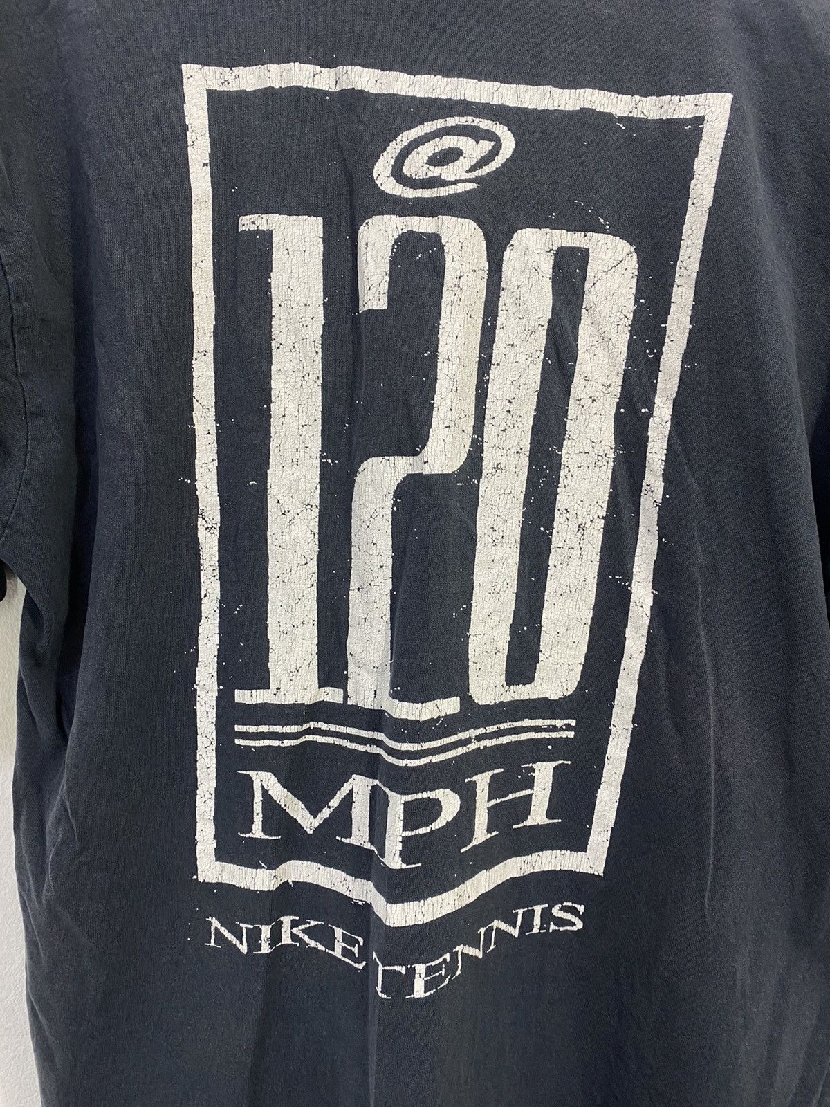 Vintage 90’s Nike Shirt 120 MPH Nike Tennis Shirt - 4