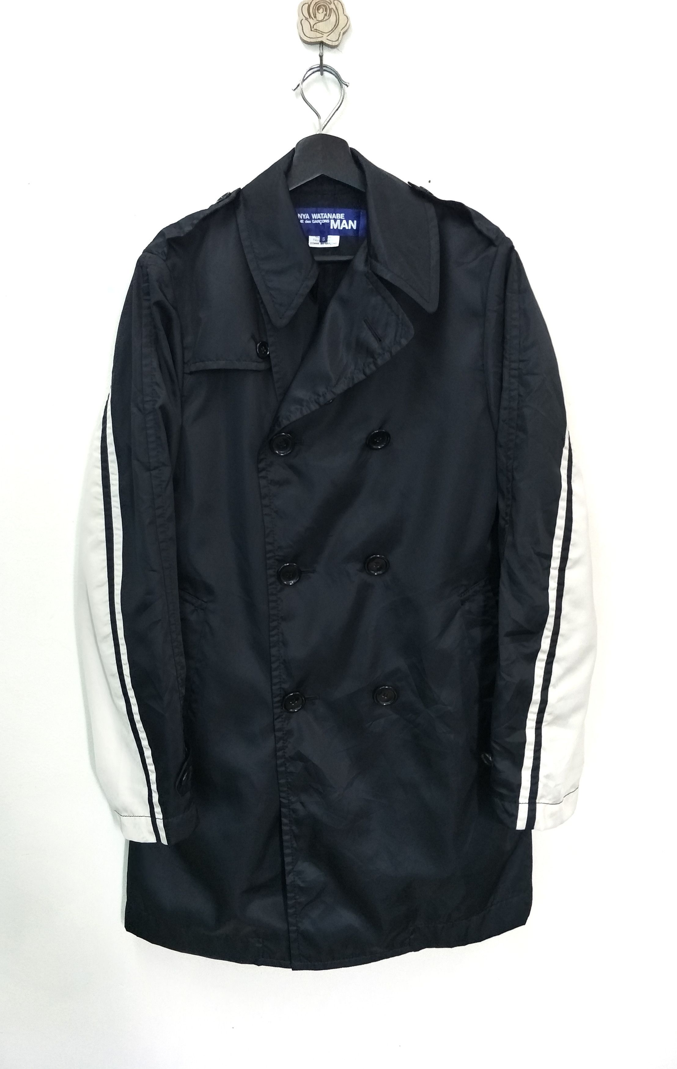 2006 Junya Watanabe Man CDG Double Breasted Nylon Coat - 1