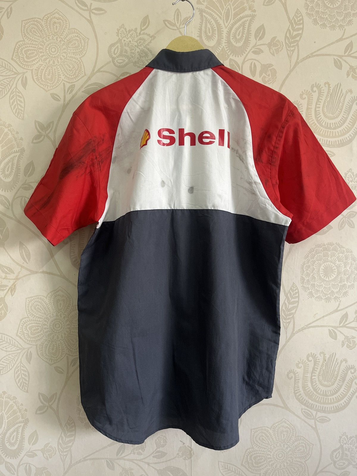 Vintage Shell Workers Uniform Shirts Japan - 4
