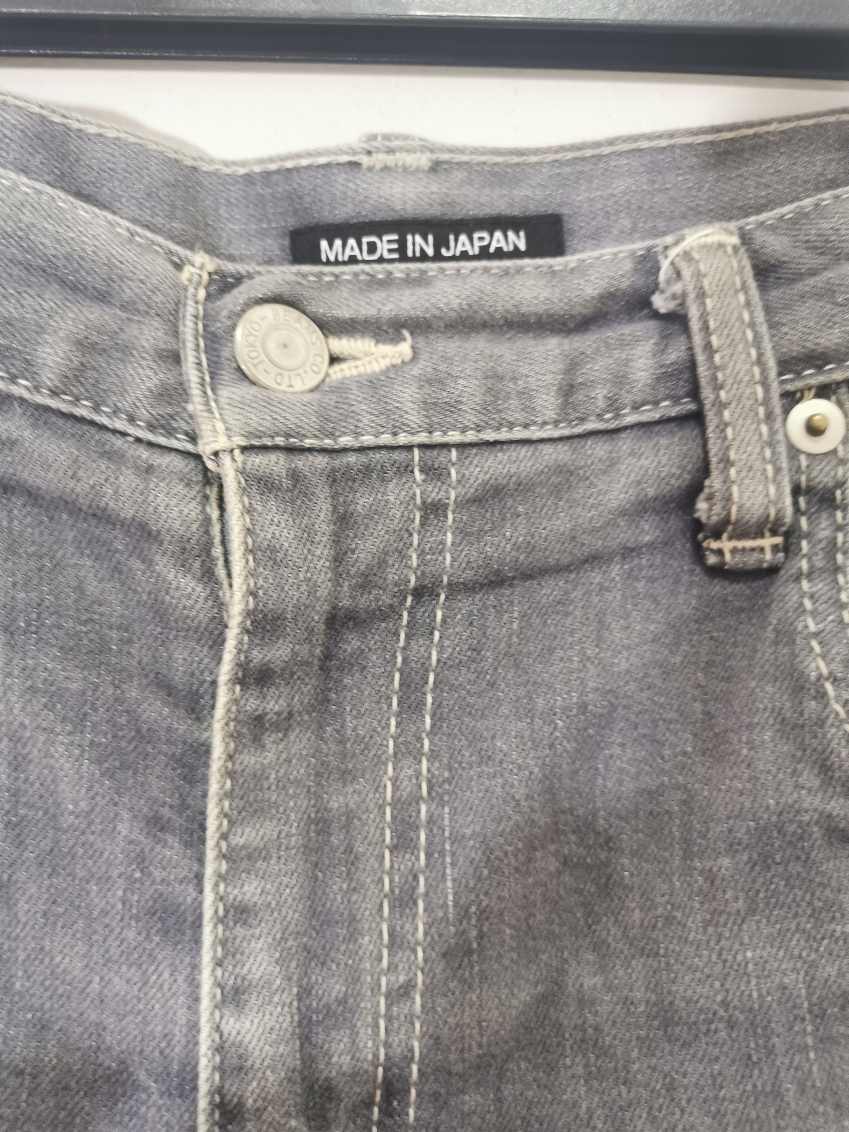 Distressed Beams Denim Jean Made in Japan - 7