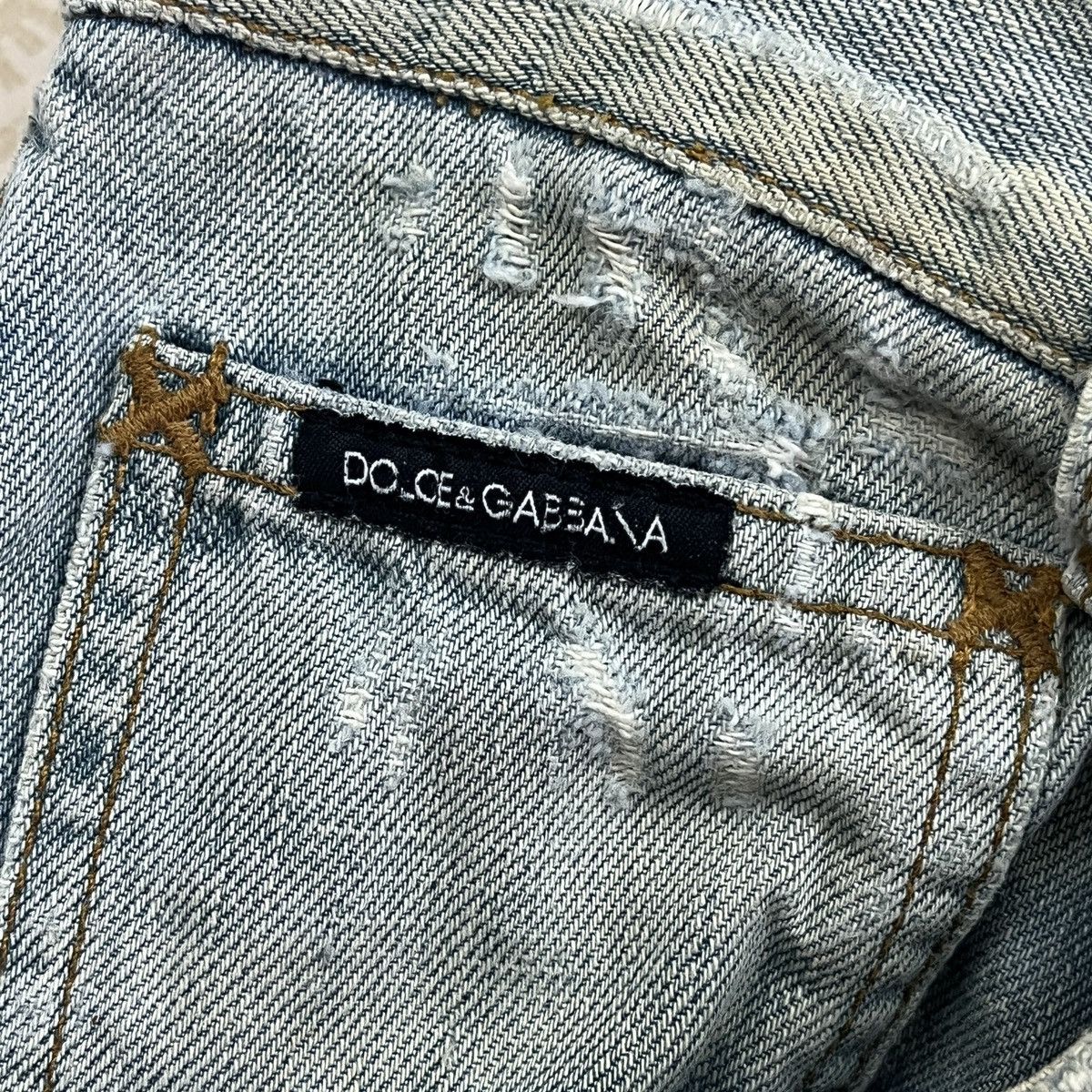 Faded Dolce & Gabbana Distressed Denim Classic 14 - 11