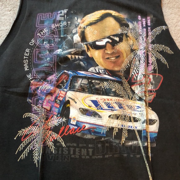 LF Nascar Vintage Rhinestone Palm Tree Tank - 7