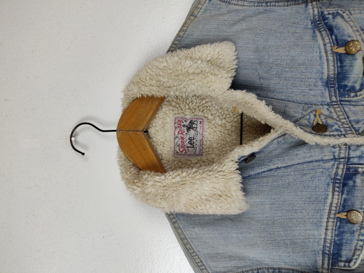 Denim Jacket - Sanforized Storm Rider Sherpa Trucker Jacket - 2