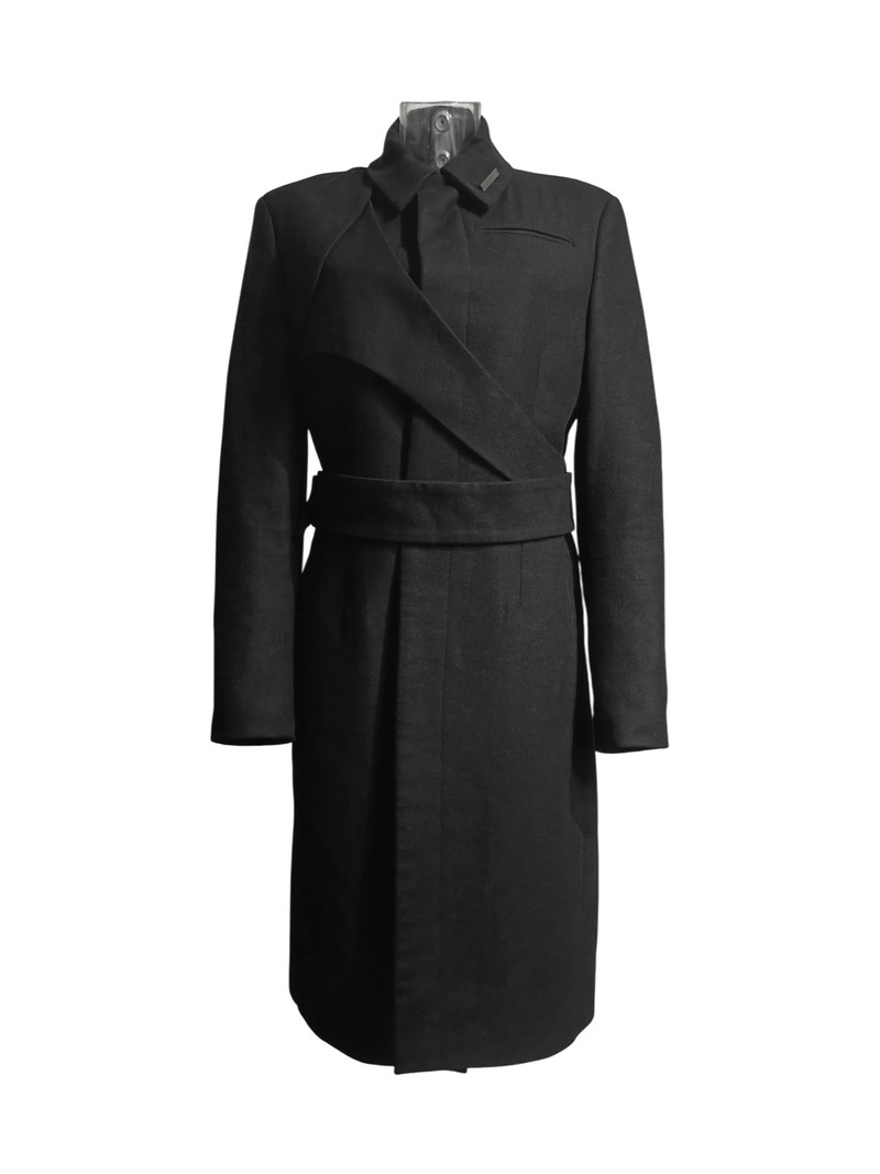 AW21 ‘UNSTABLE EQUILIBRIUM’ EXCLUSIVE BELTED WOOL-BLEND TAILORED COAT - 1