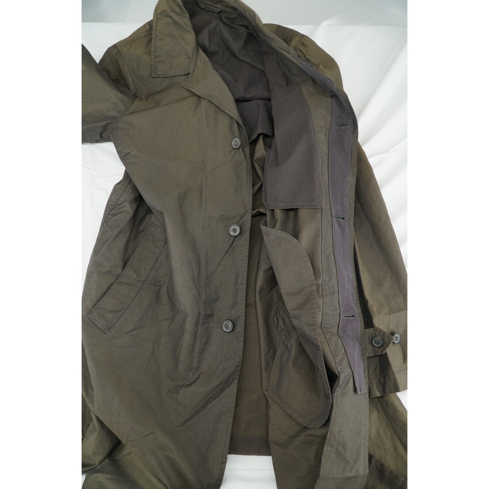Lanvin Trench Coat Brown Iridescent - Sz 50 - 18
