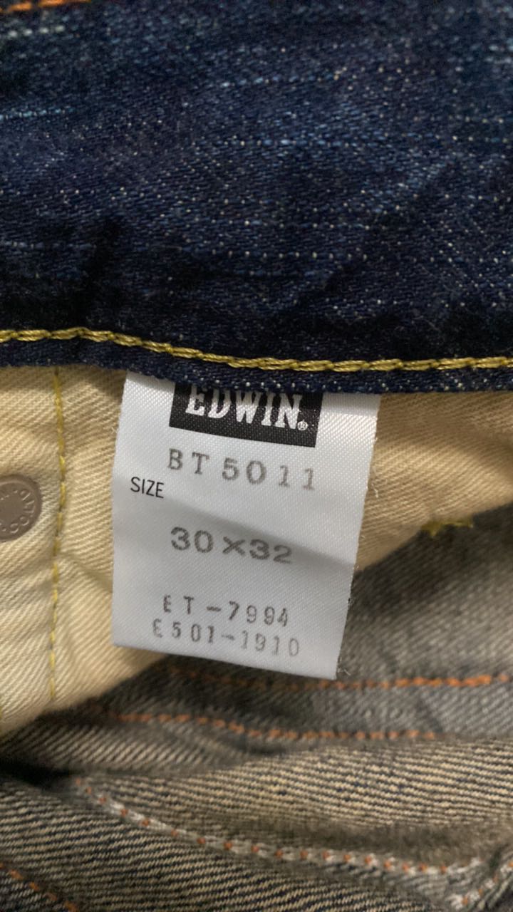 Flare Edwin Rare Design Faded Jeans Edwin 503 Blue Trip Blue Flare Jeans Clawmark - 7