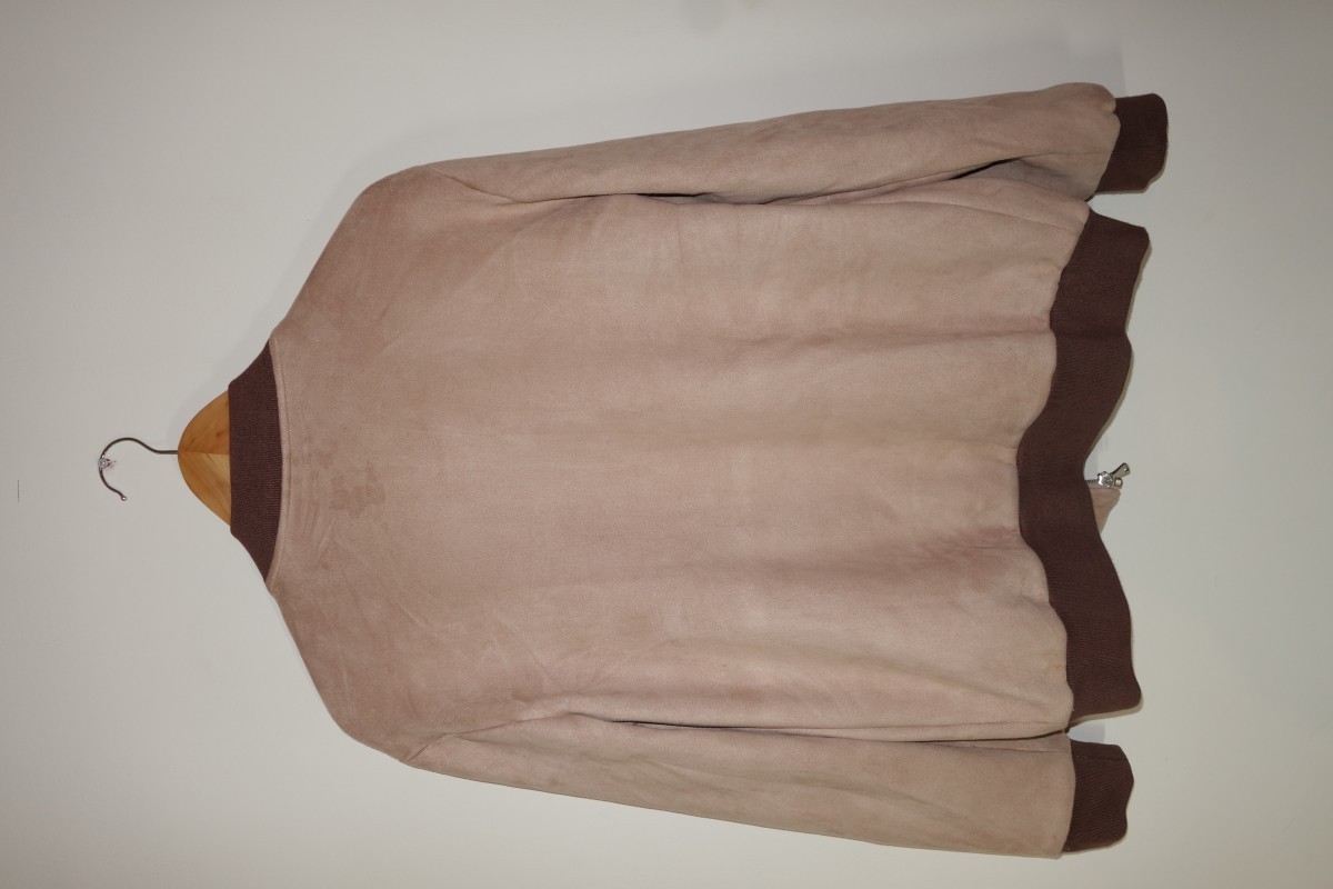 The Rated Company - Alton Varsity Jacket - Tan (Suede Bomber) - 7