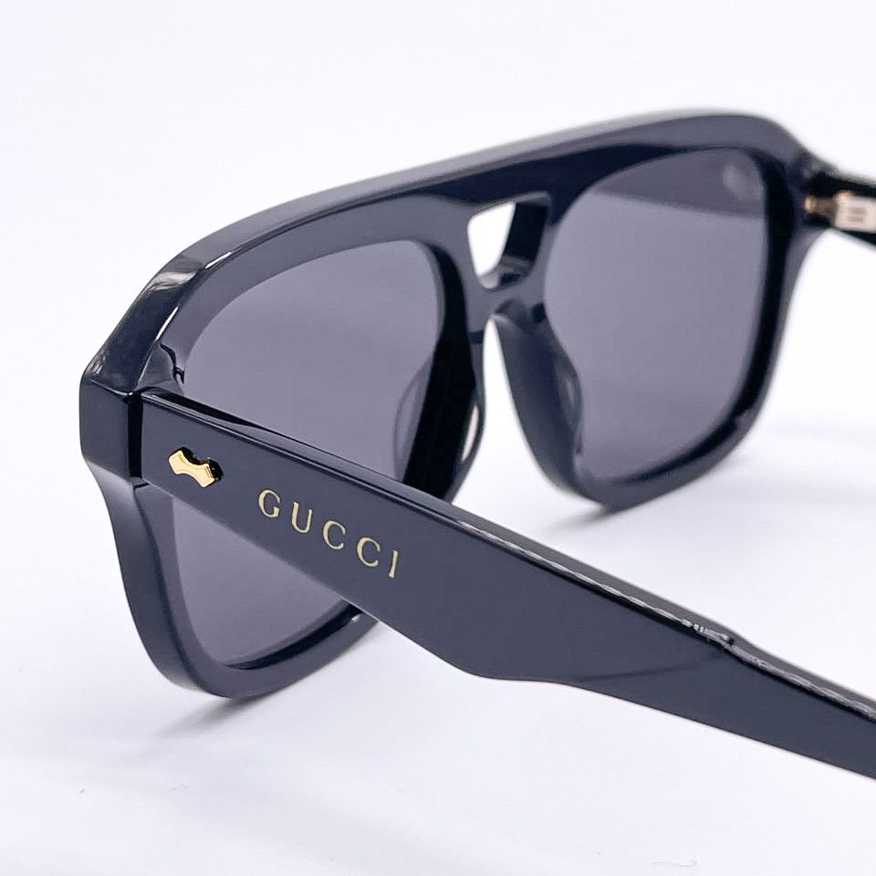 NEW GUCCI SUNGLASSES GG1263S 001 UNISEX AVIATOR GUCCI - 8