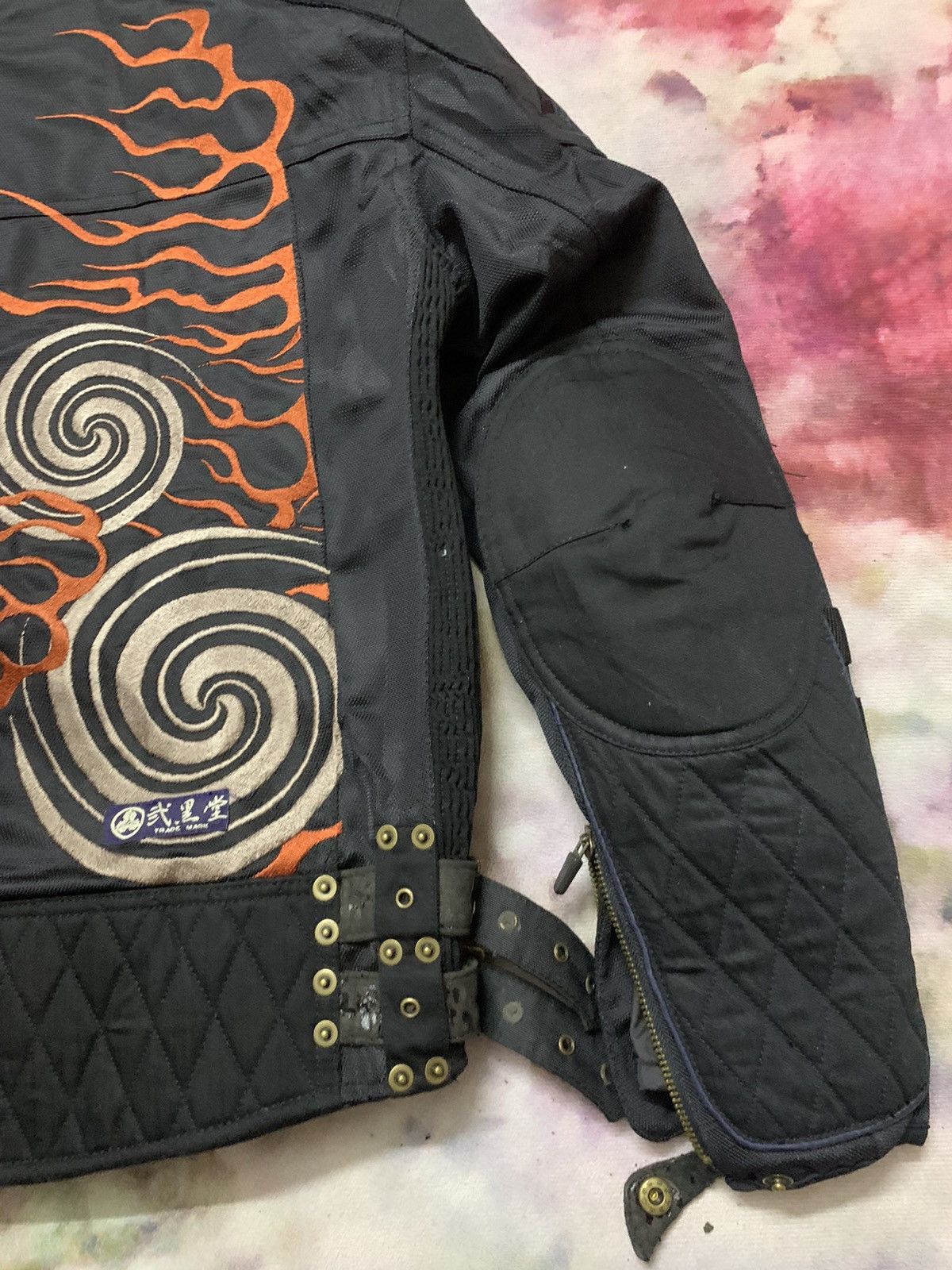 Japanese Motorcycle Nishiki Ride Padding Jacket - 11