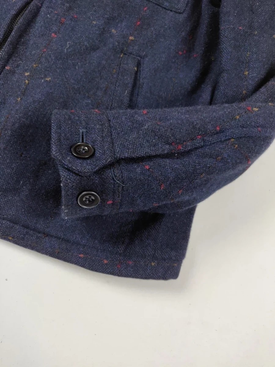 Japanese Brand -  Final Drop! Flat Linner Checkered Dot Jacket Coat Parka - 6