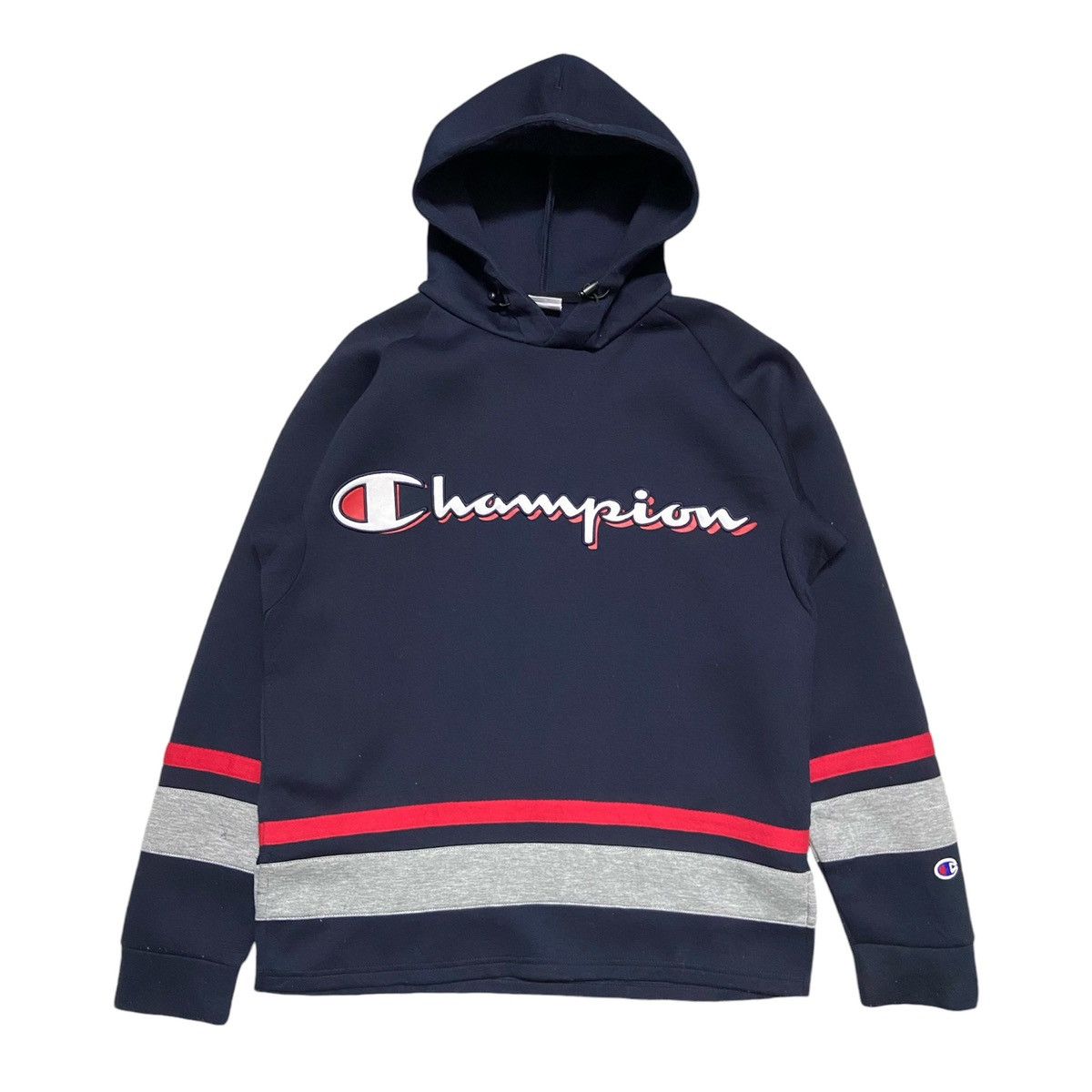 Champion Big Logo Embroidery Hoodie - 1