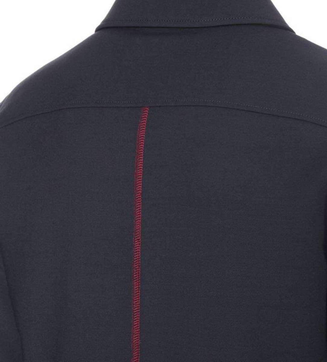 Yang Li - Contrast-Seam Virgin Wool Harrington Jacket SZ Small - 4