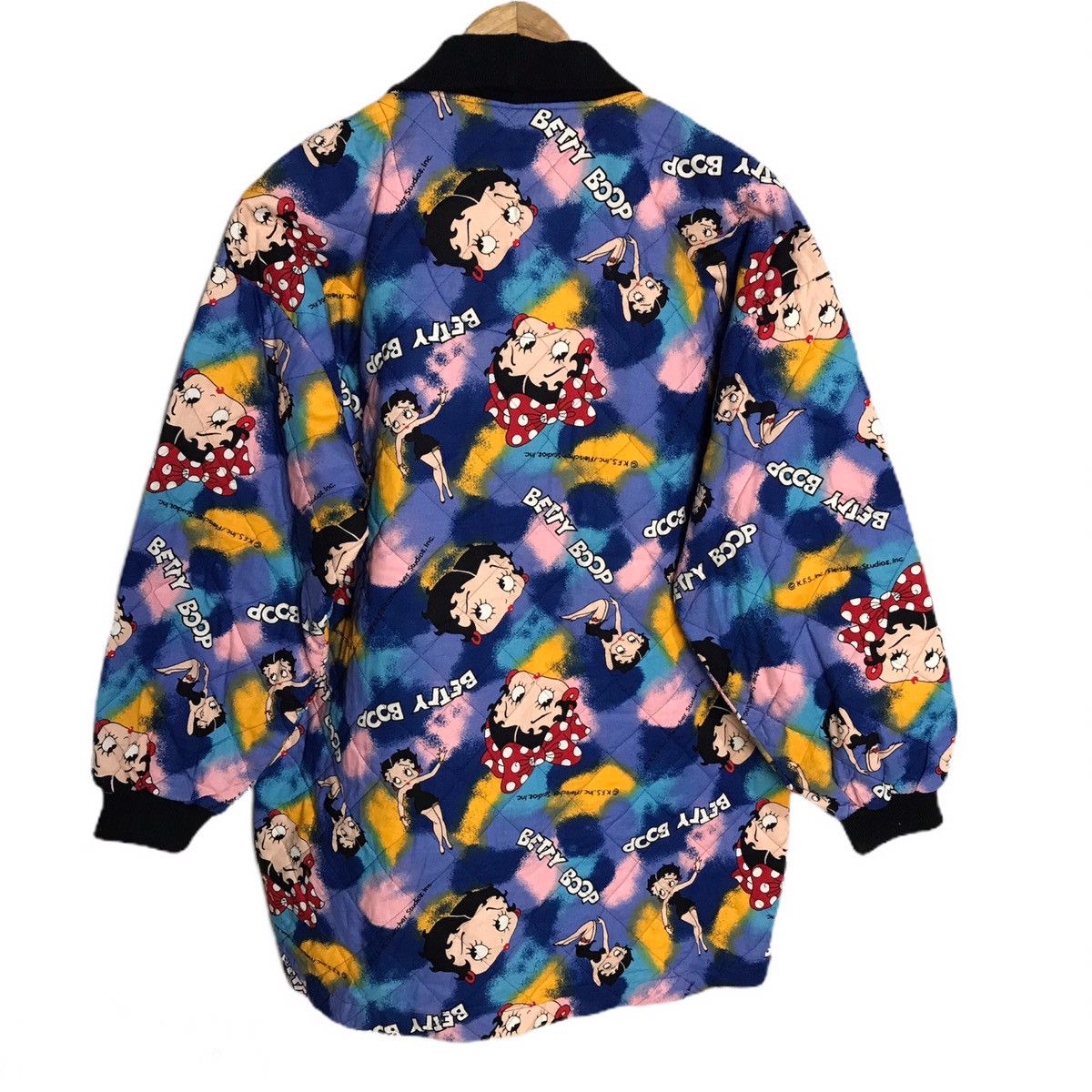 Vintage - Betty boop overprinted multicolor quilted jacket - 2