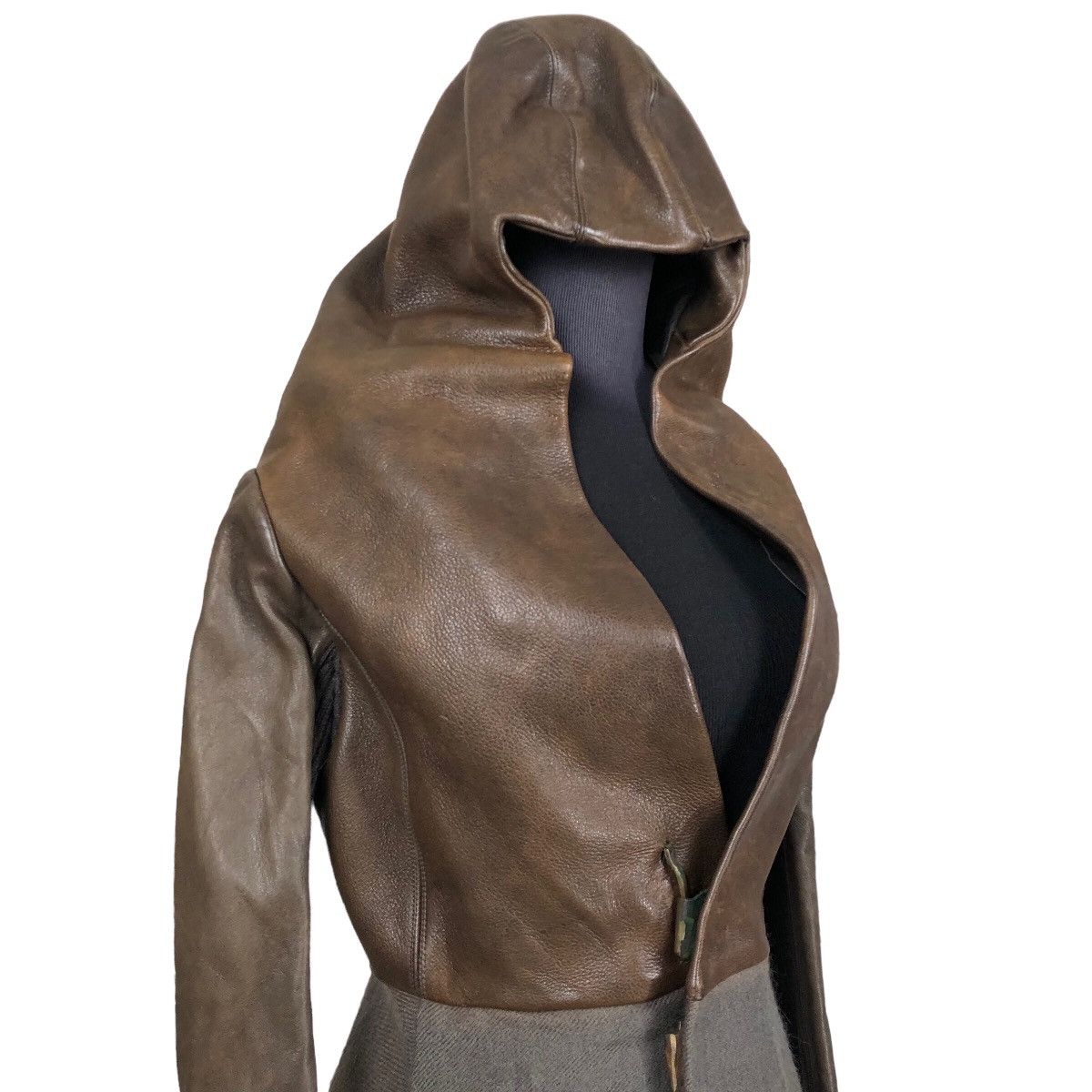 Rick Owens Fall 2010 R-t-W Assassin Hooded Leather Jacket - 7