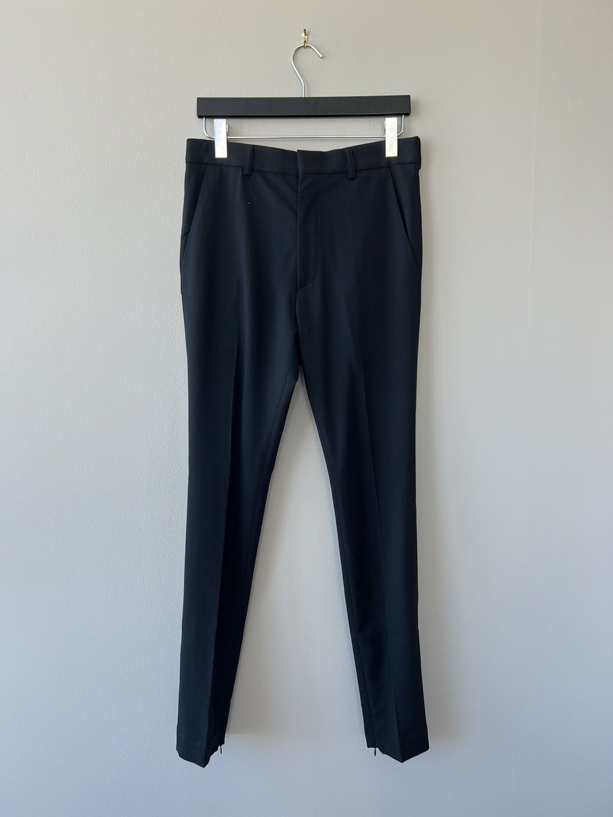 AW15 Zipped-Hem Skinny Trousers - 1