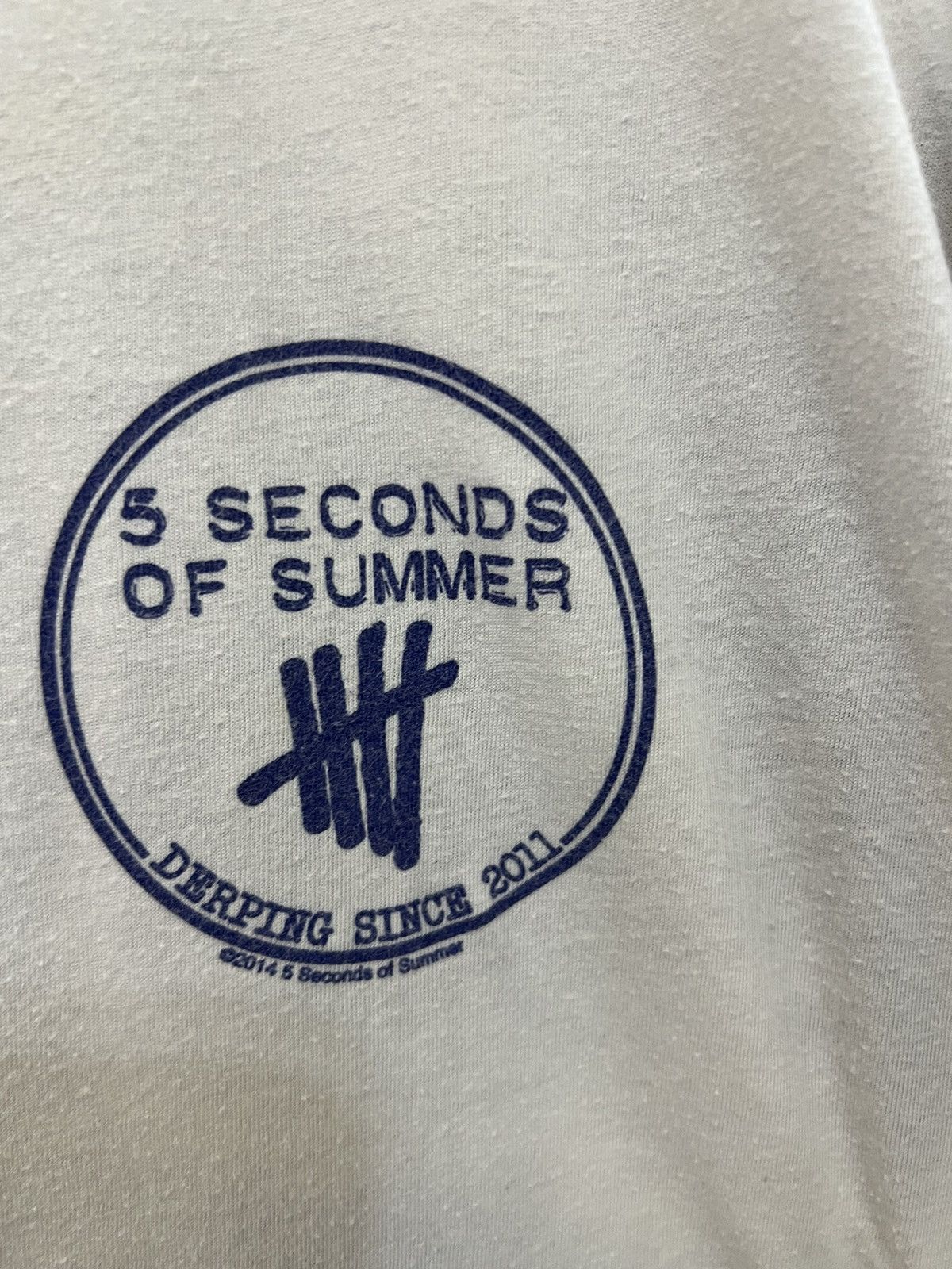 Vintage - 5 Second Of Summer Pop Band Tees Shirts - 3