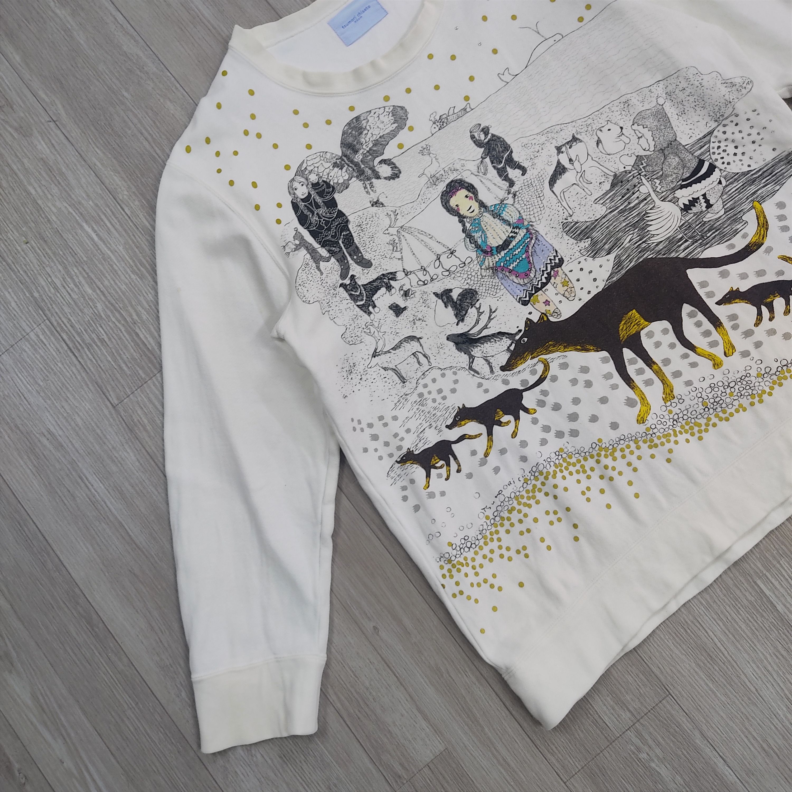 TSUMORI CHISATO ROOM Rare Graphic Sweater Pullovers - 6