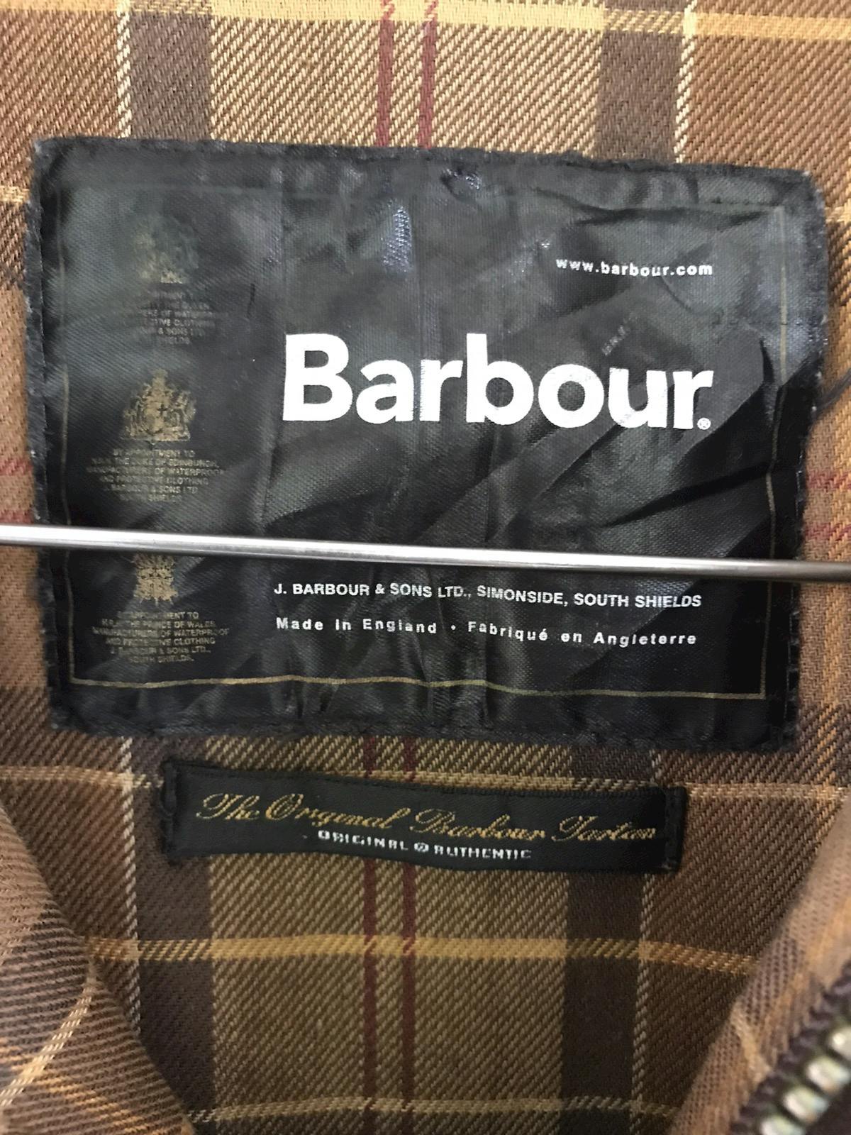 Barbour Wax Jacket Made in England - 8