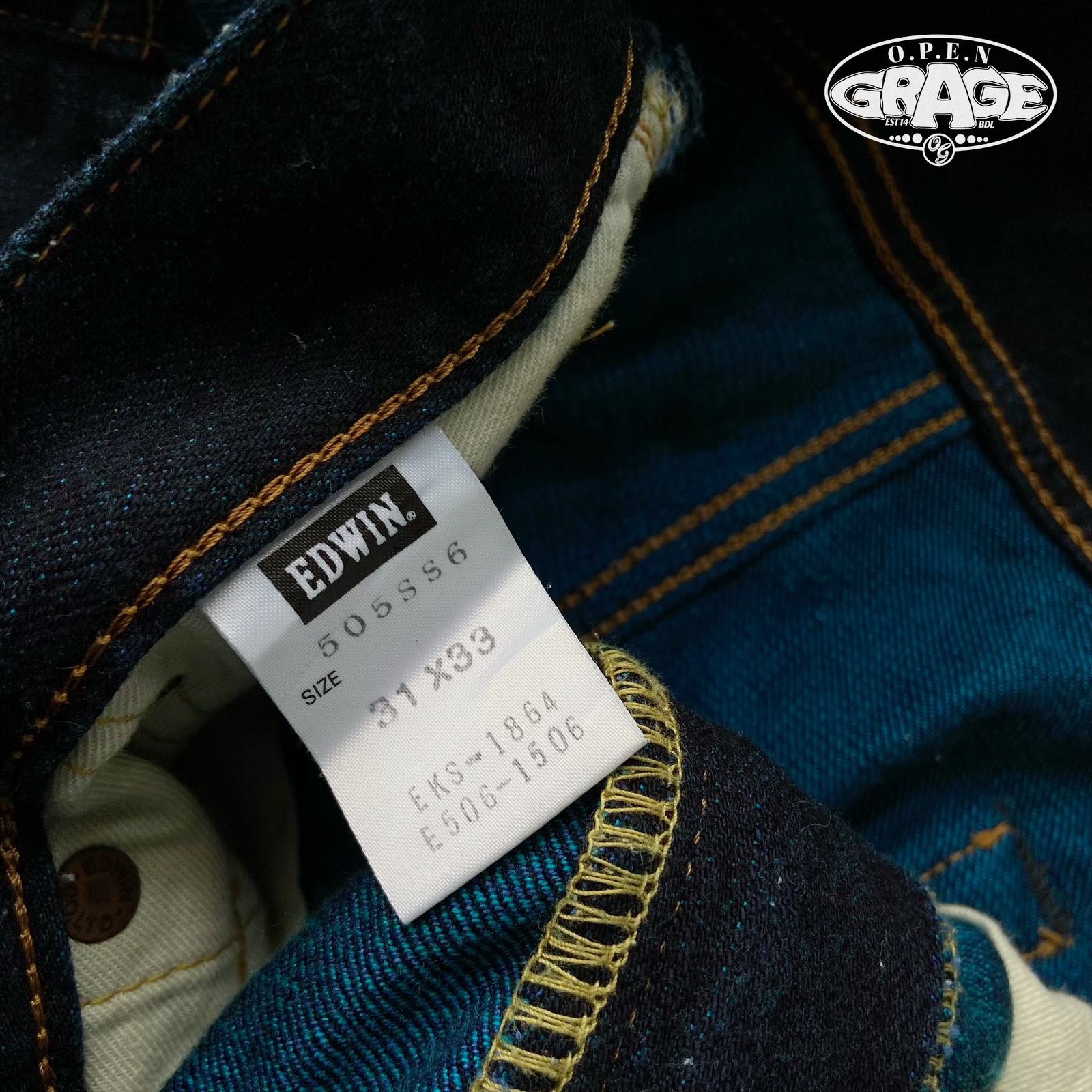 EDWIN Jeans Selvedge Grand Blue Deep Indigo - 6