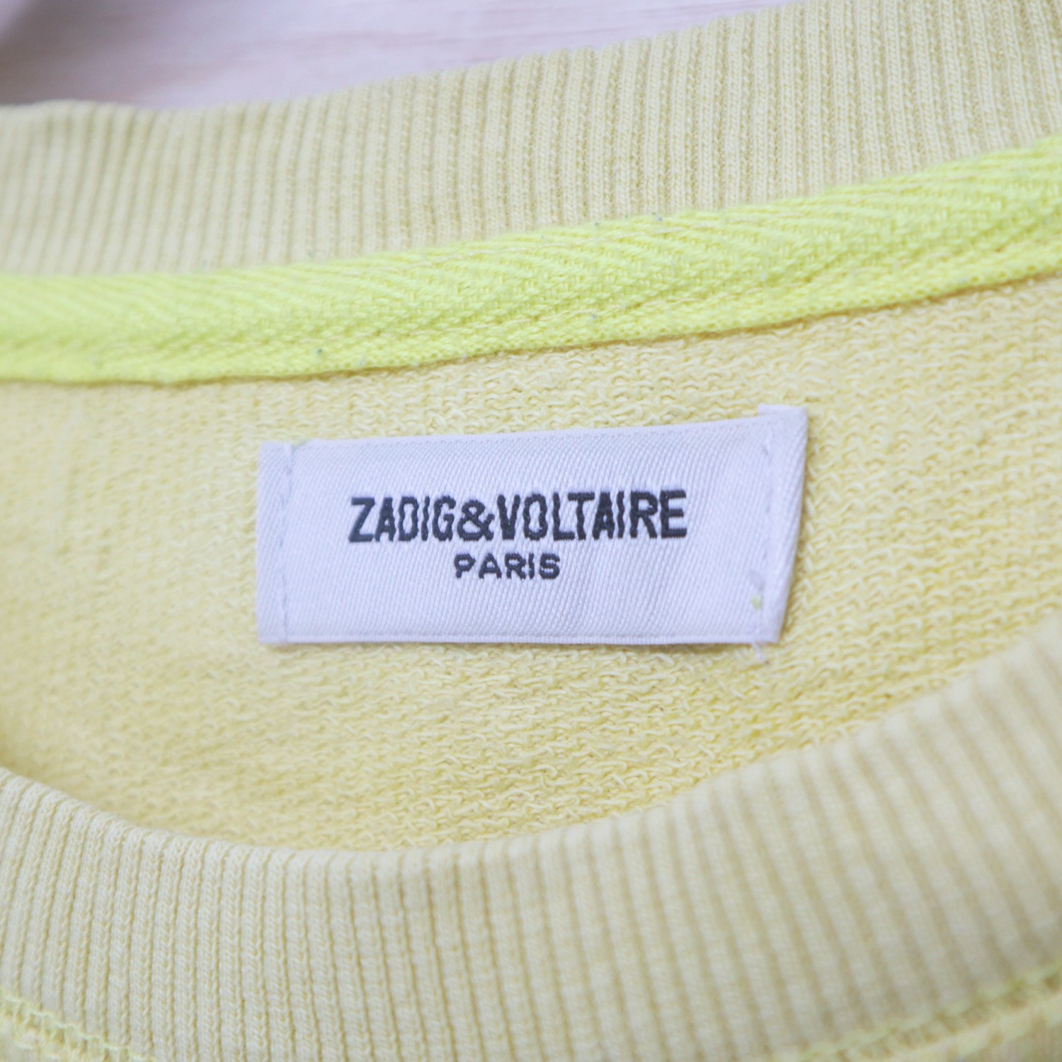 Vintage 90s ZADIG & VOLTAIRE Paris Big Logo Sweater Sweatshirt Pullover Jumper - 4