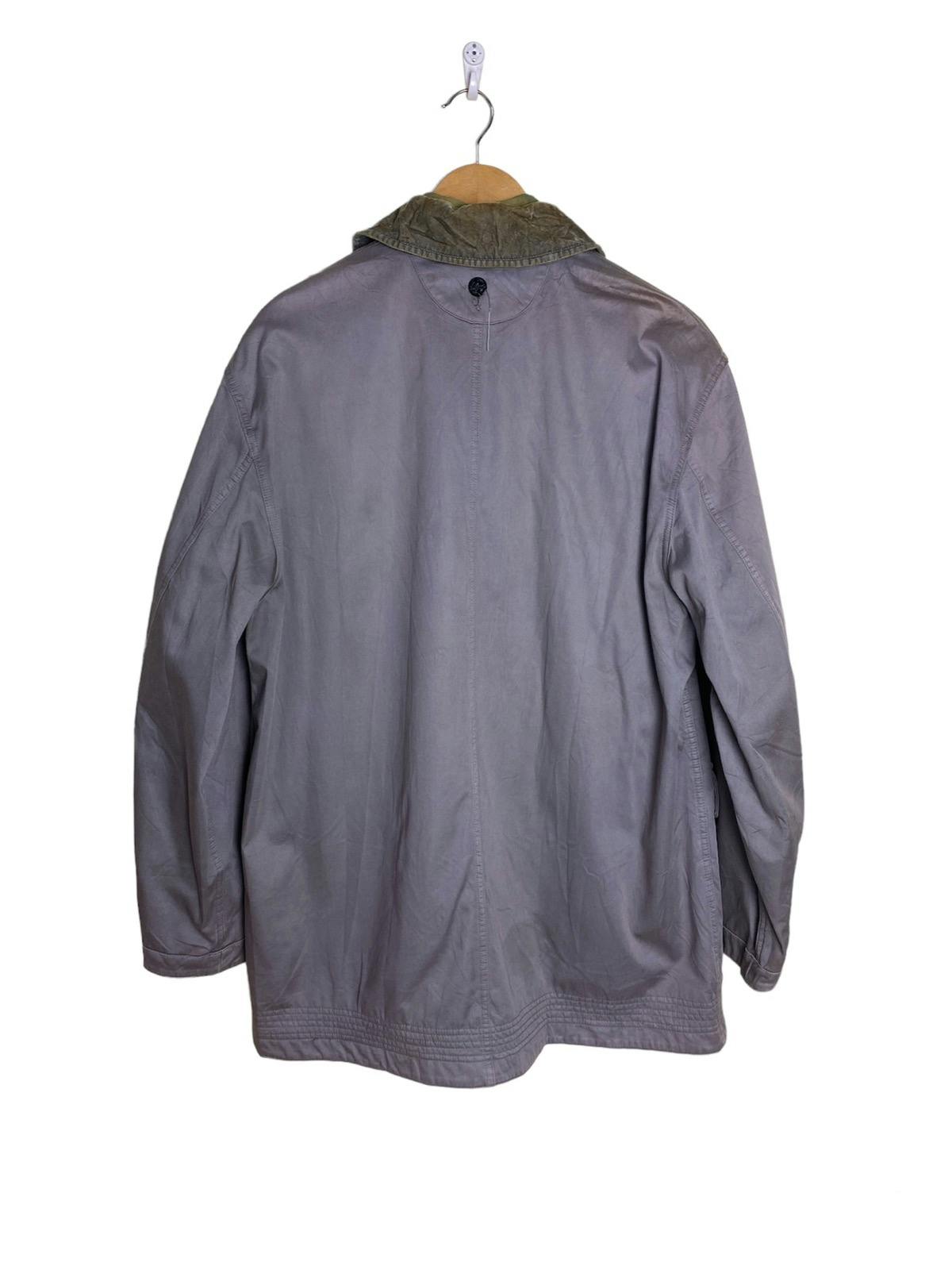 F/W 1996 Stone Island Raso Floccato Velvet Reversible Jacket - 5