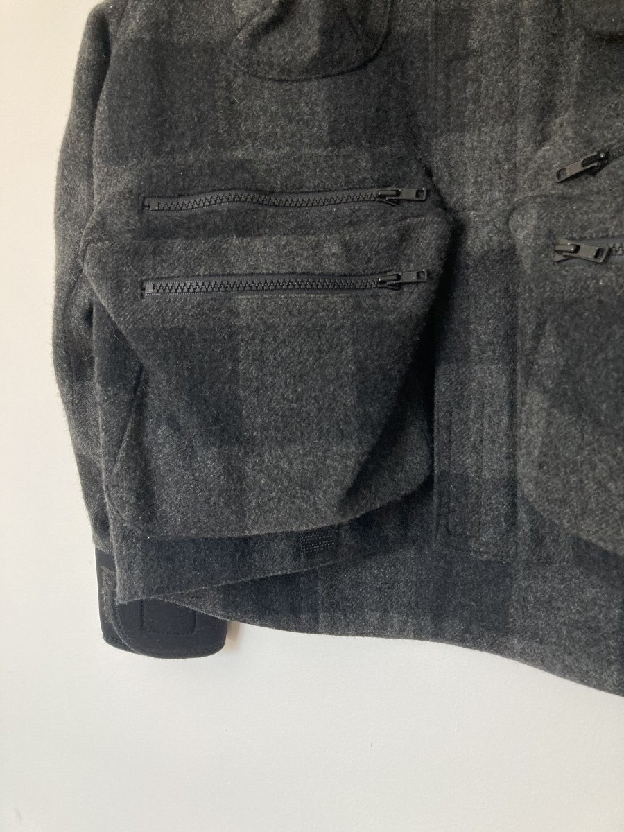 general research 1996 FISHING CARGO POCKET black JACKET - 9