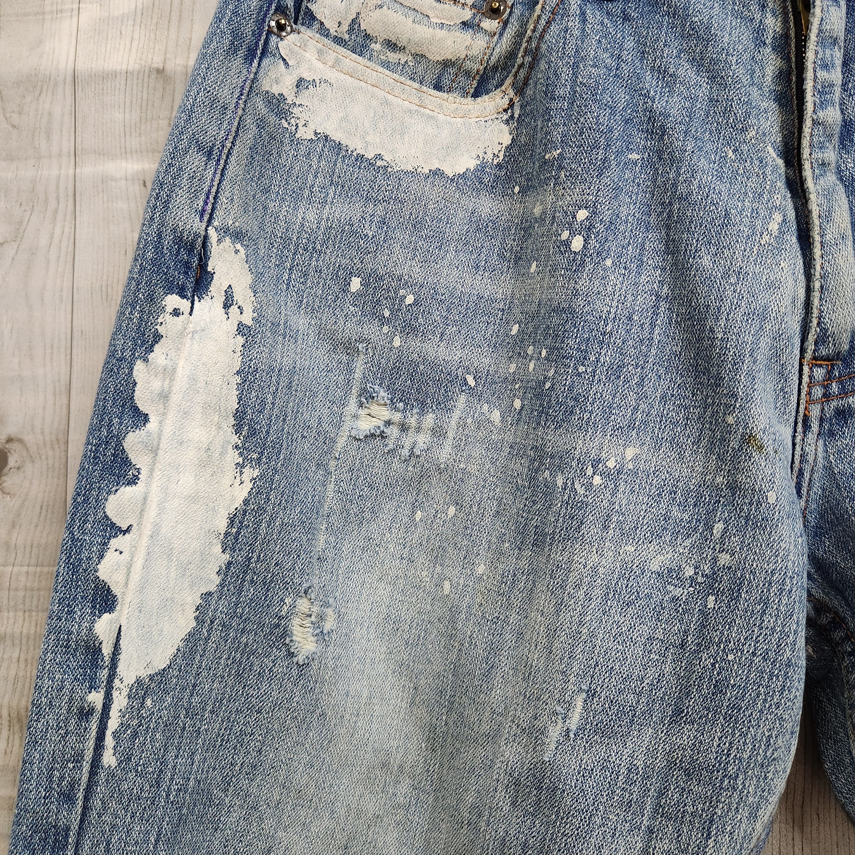 Japanese Brand - Painter Splattered Nylaus Denim Jeans Japan - 20