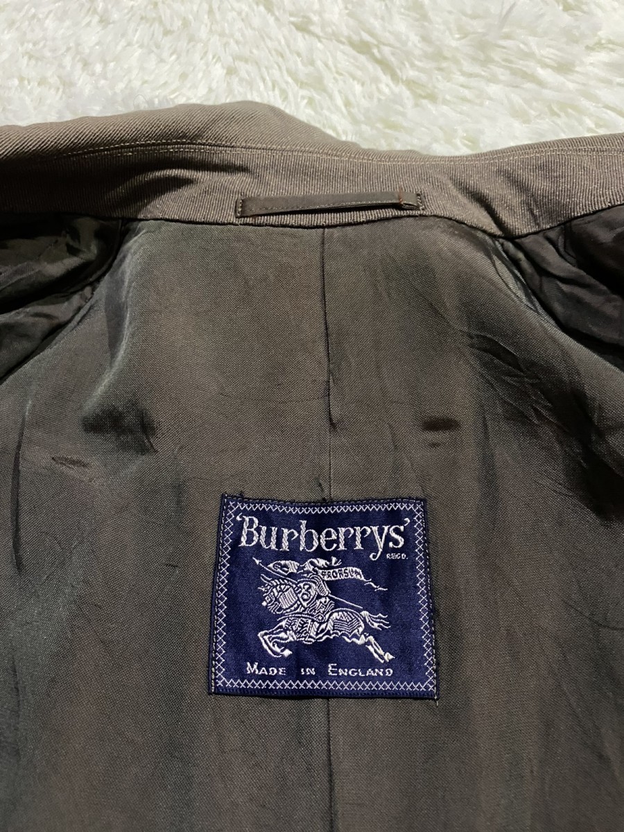 Burberry Long Coat Jacket Faded Style Made in England - 8